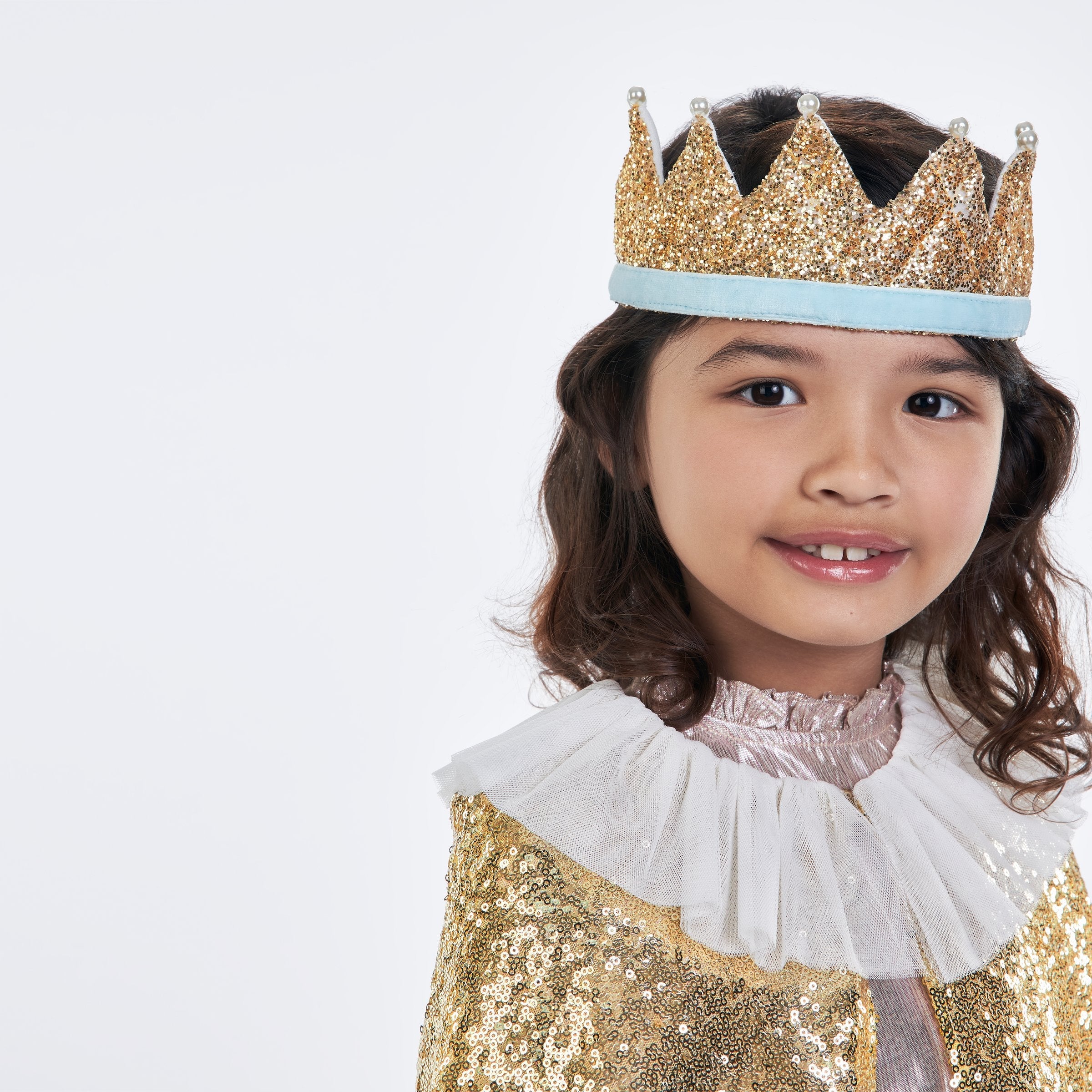 Gold & Pearl Party Crown - Image 2