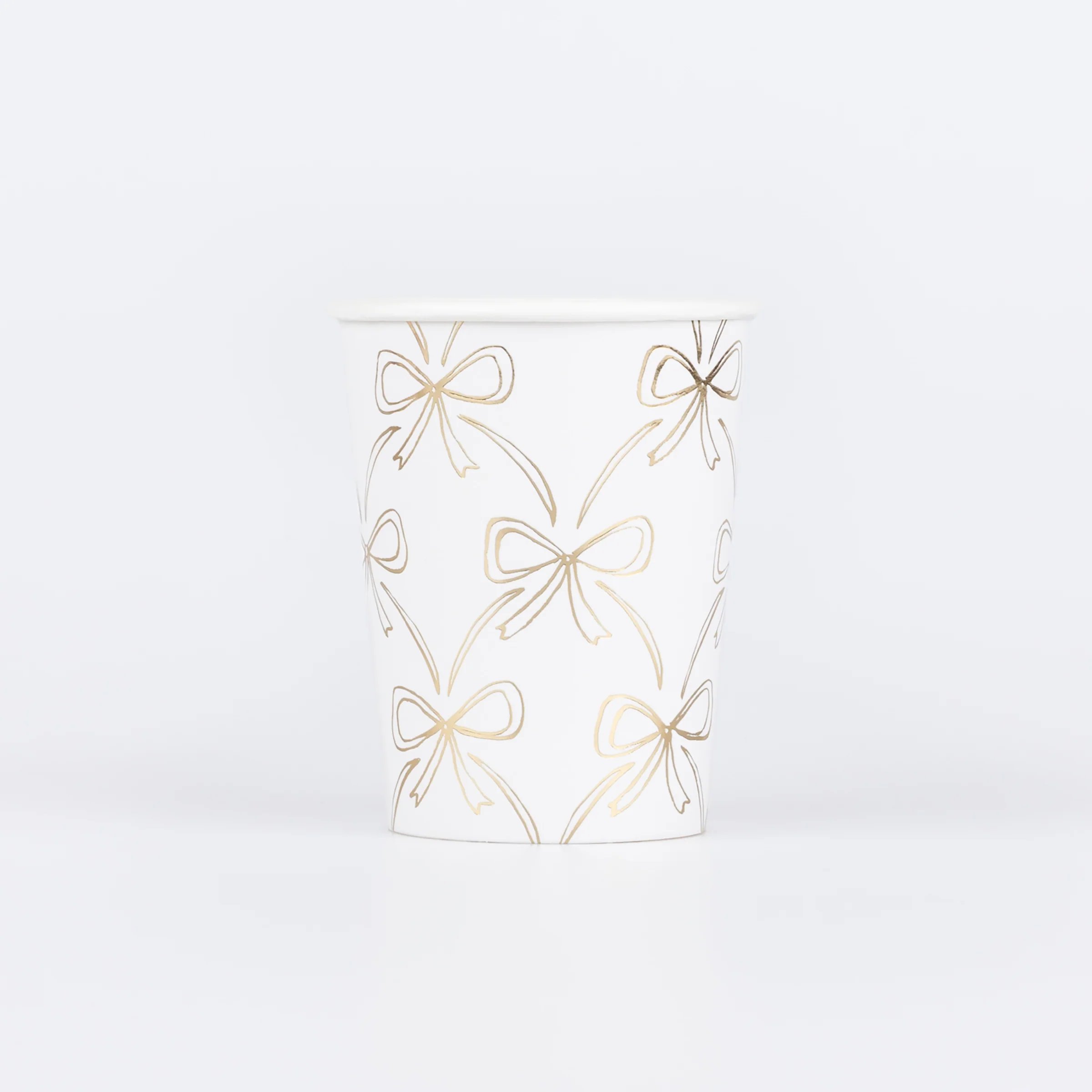 Gold Bow Cups (x 8)