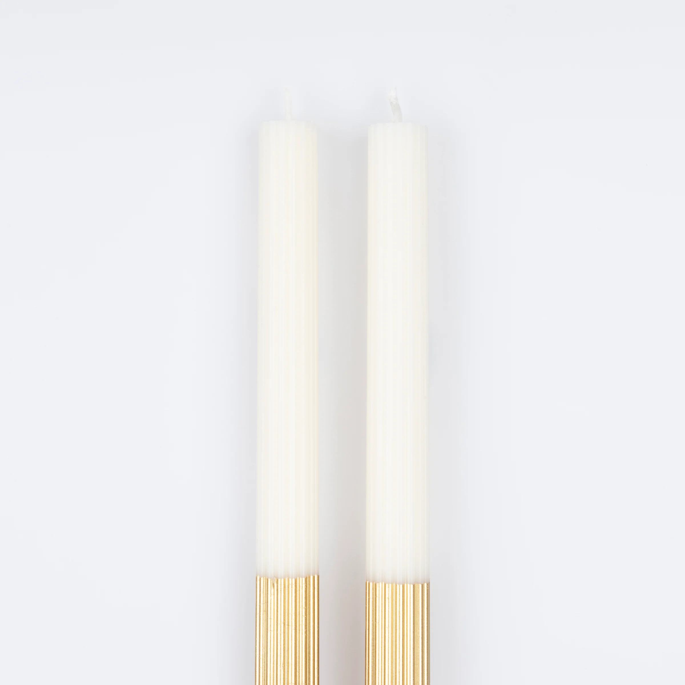Gold Dipped Table Candles (x 2) - Image 4
