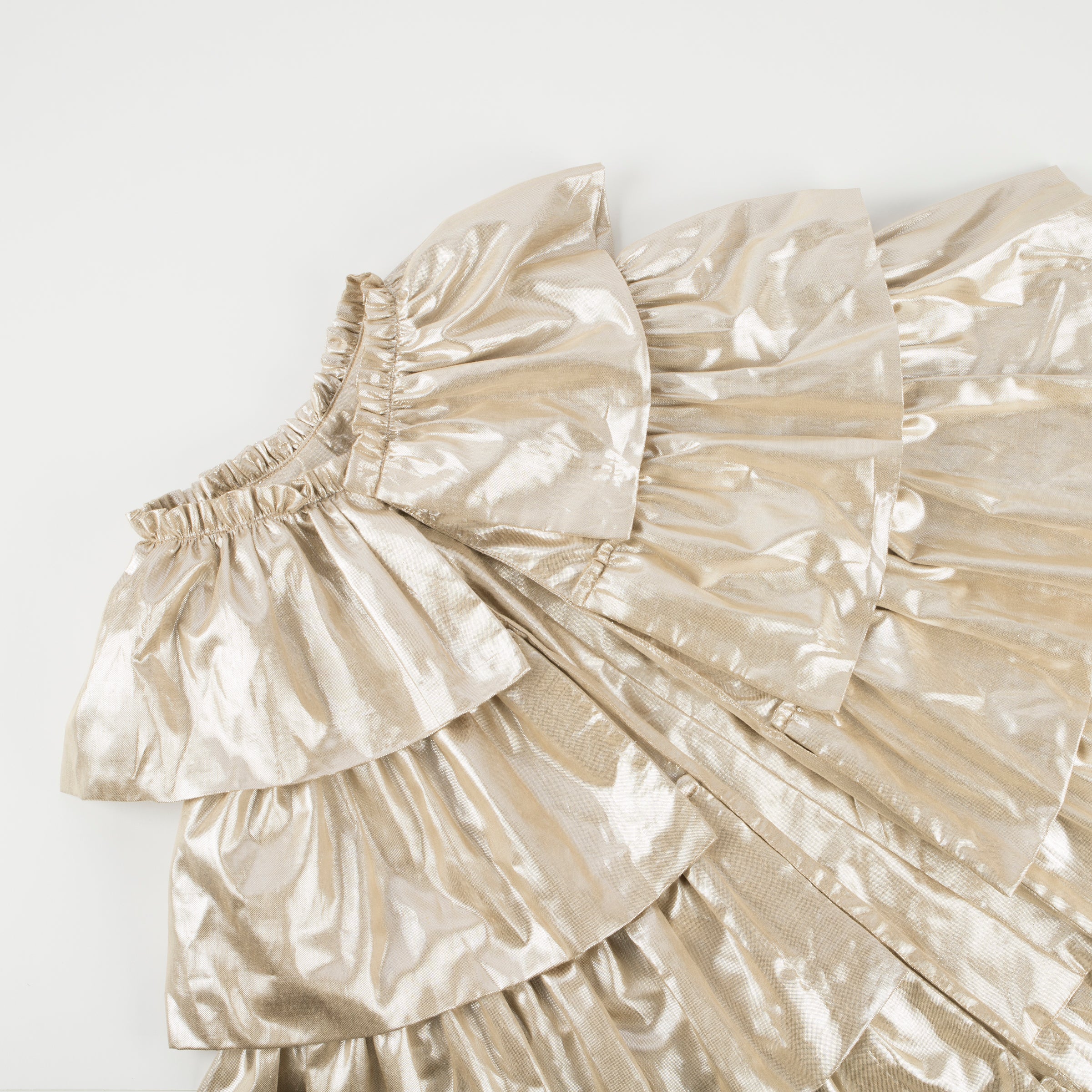 Gold Ruffle Cape - Image 3