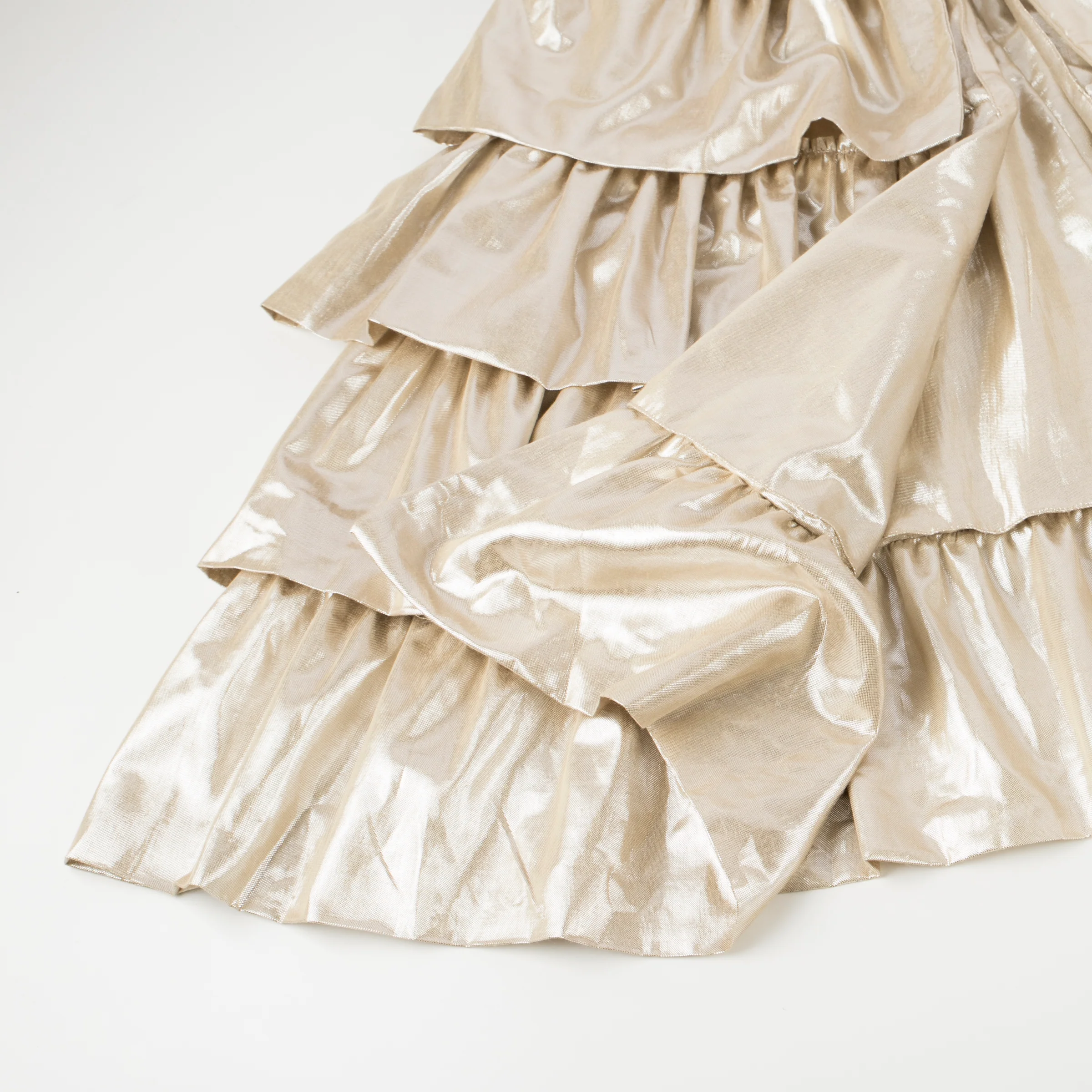 Gold Ruffle Cape - Image 4