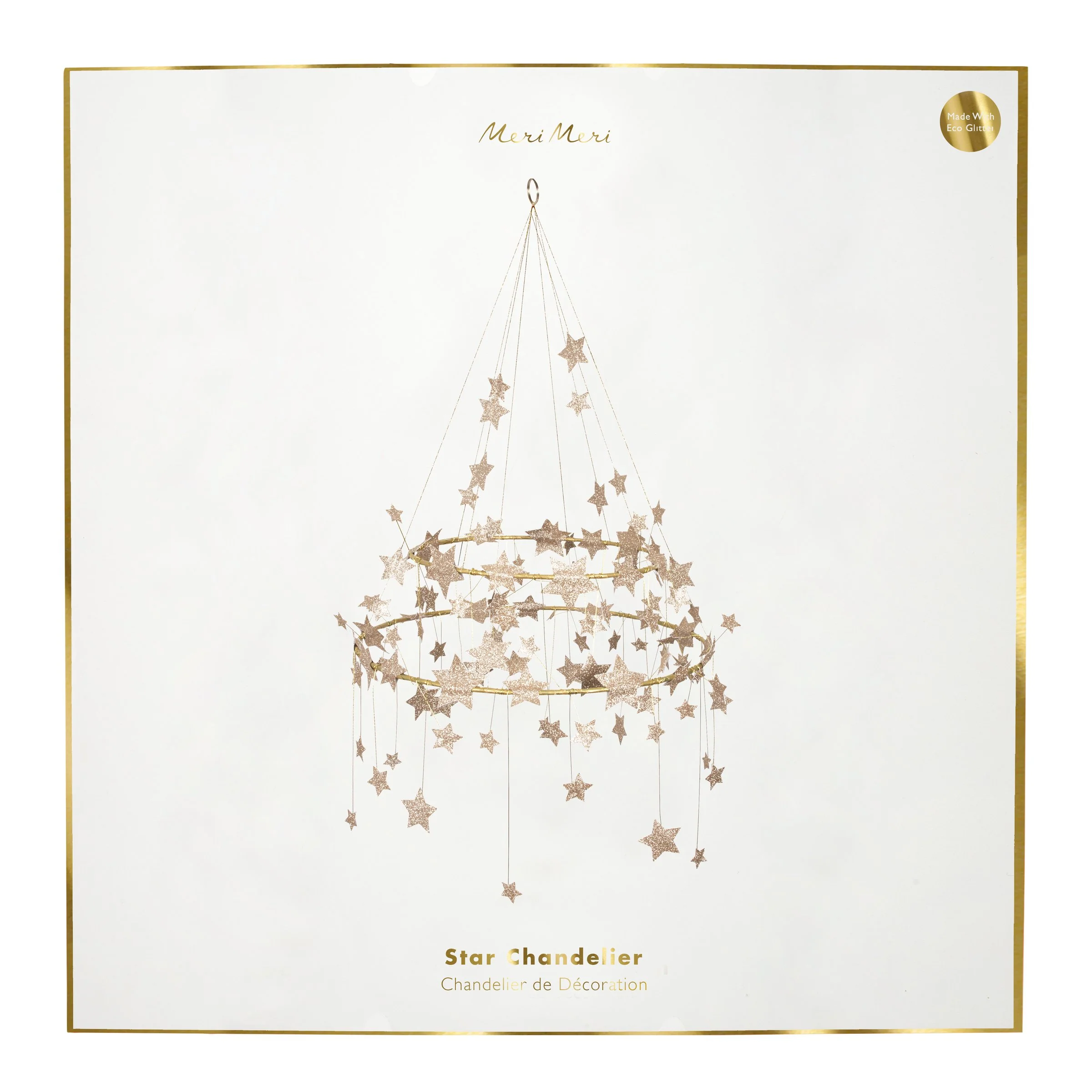 Gold Sparkle Star Chandelier - Image 5