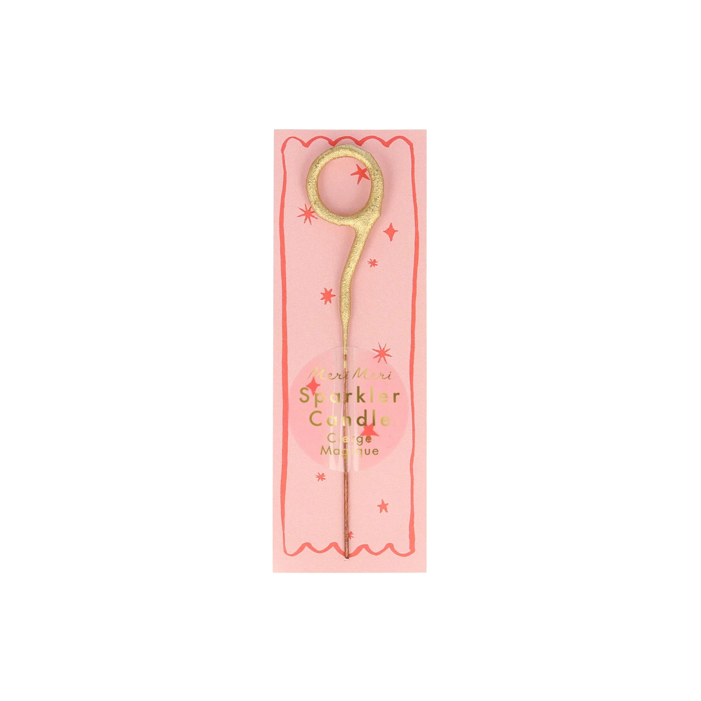 Gold Sparkler Numbers 0 to 9 Mini Candles - Image 10