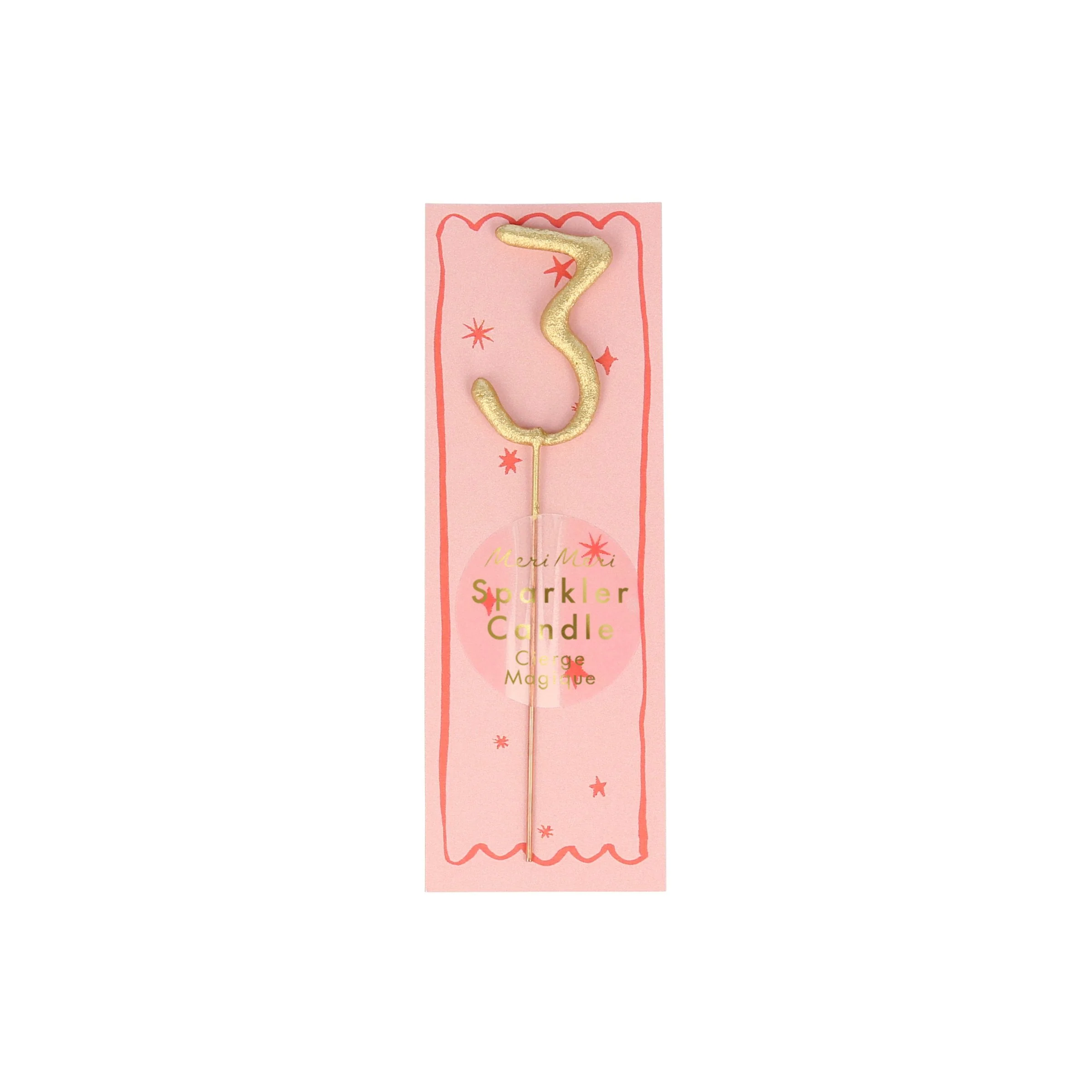 Gold Sparkler Numbers 0 to 9 Mini Candles - Image 4