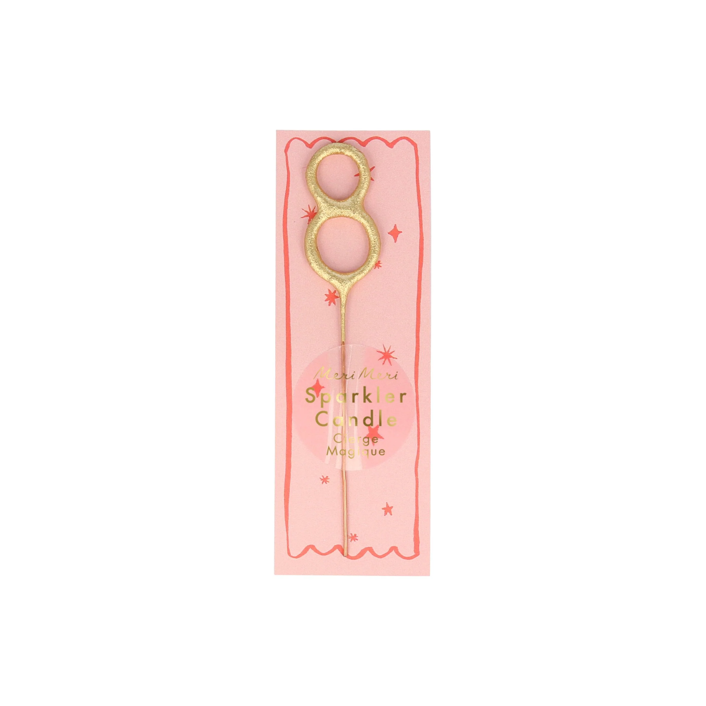 Gold Sparkler Numbers 0 to 9 Mini Candles - Image 9
