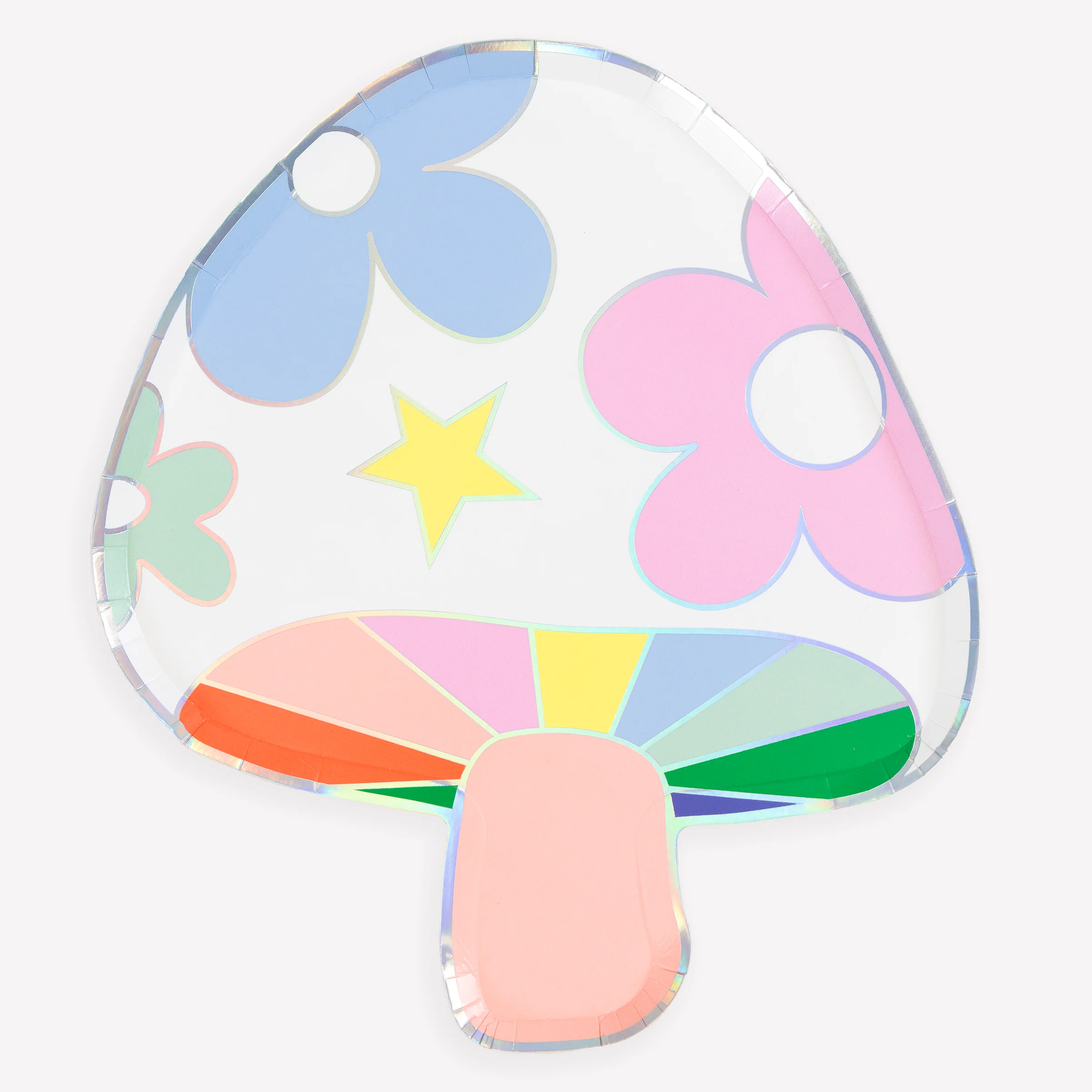 Groovy Mushroom Plates (x 8)