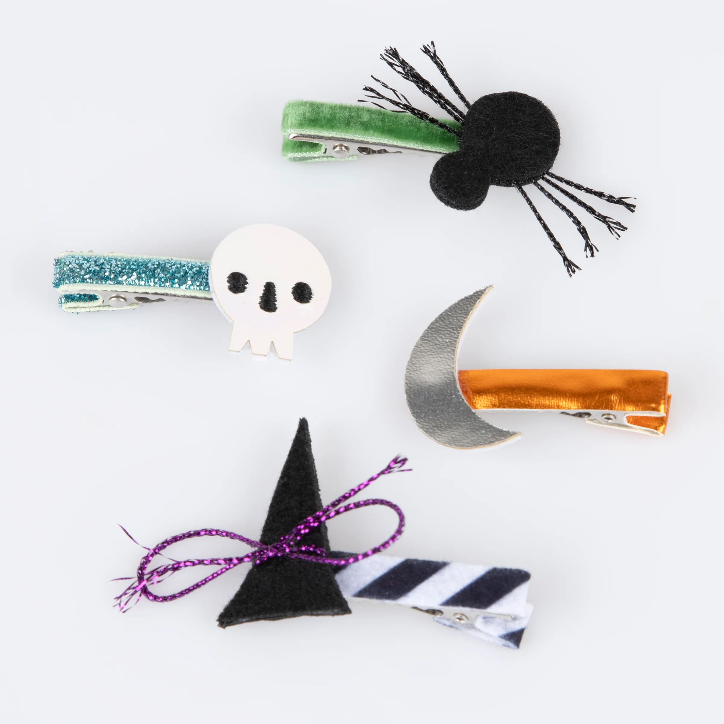 Halloween Icons Hair Clips (x 8) - Image 3
