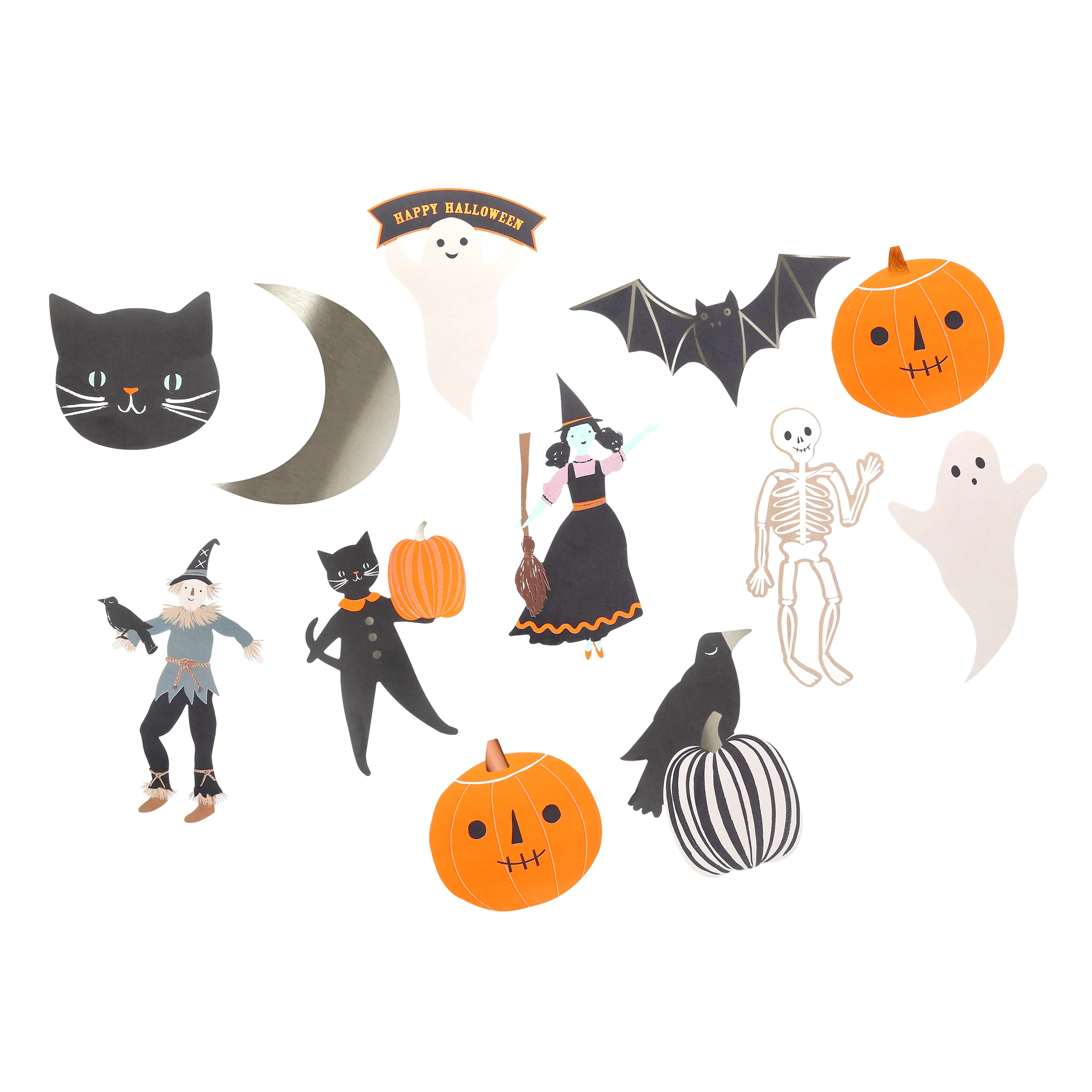 Halloween Shaped Stickers (x 25 stickers) - Image 2