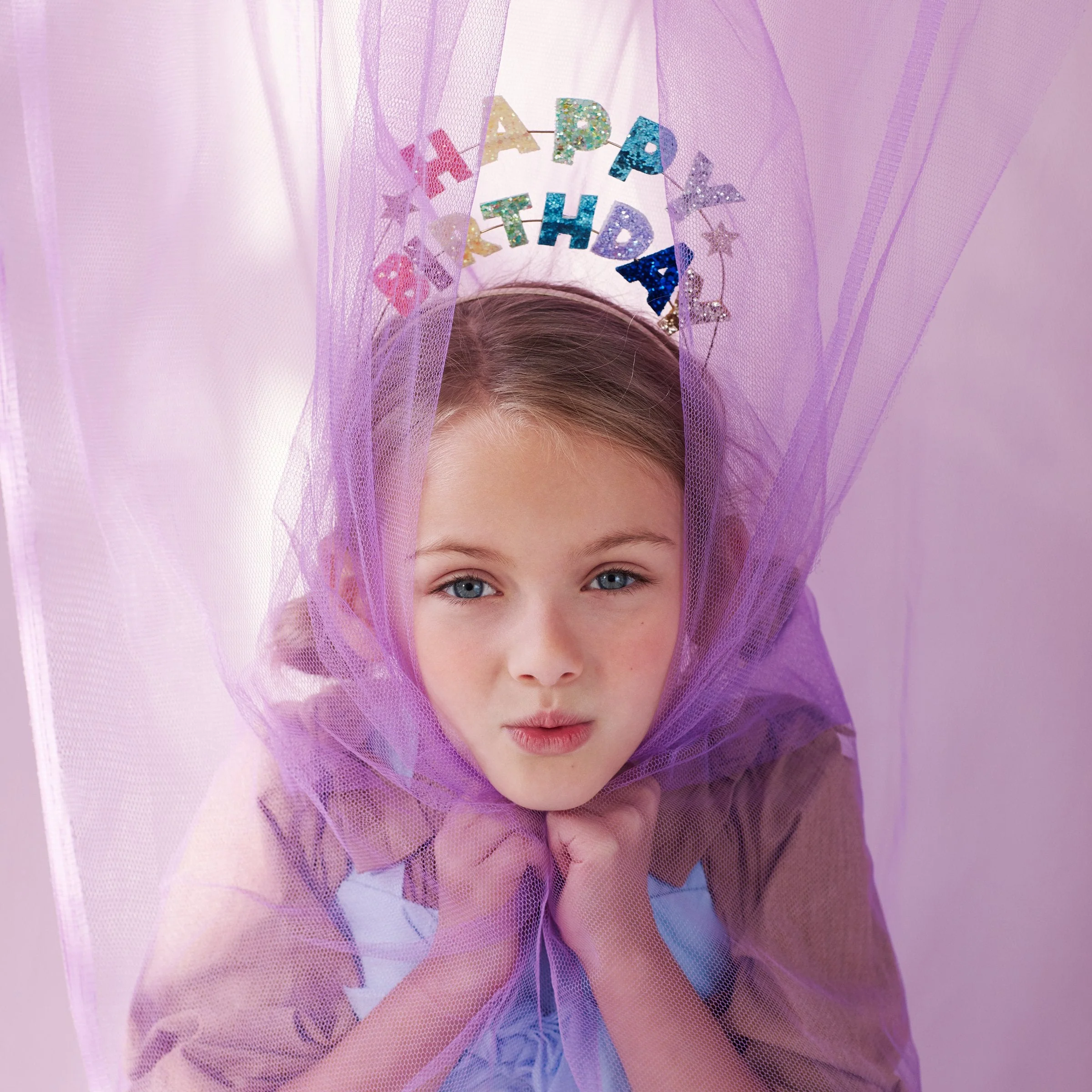 Happy Birthday Glitter Headband - Image 3