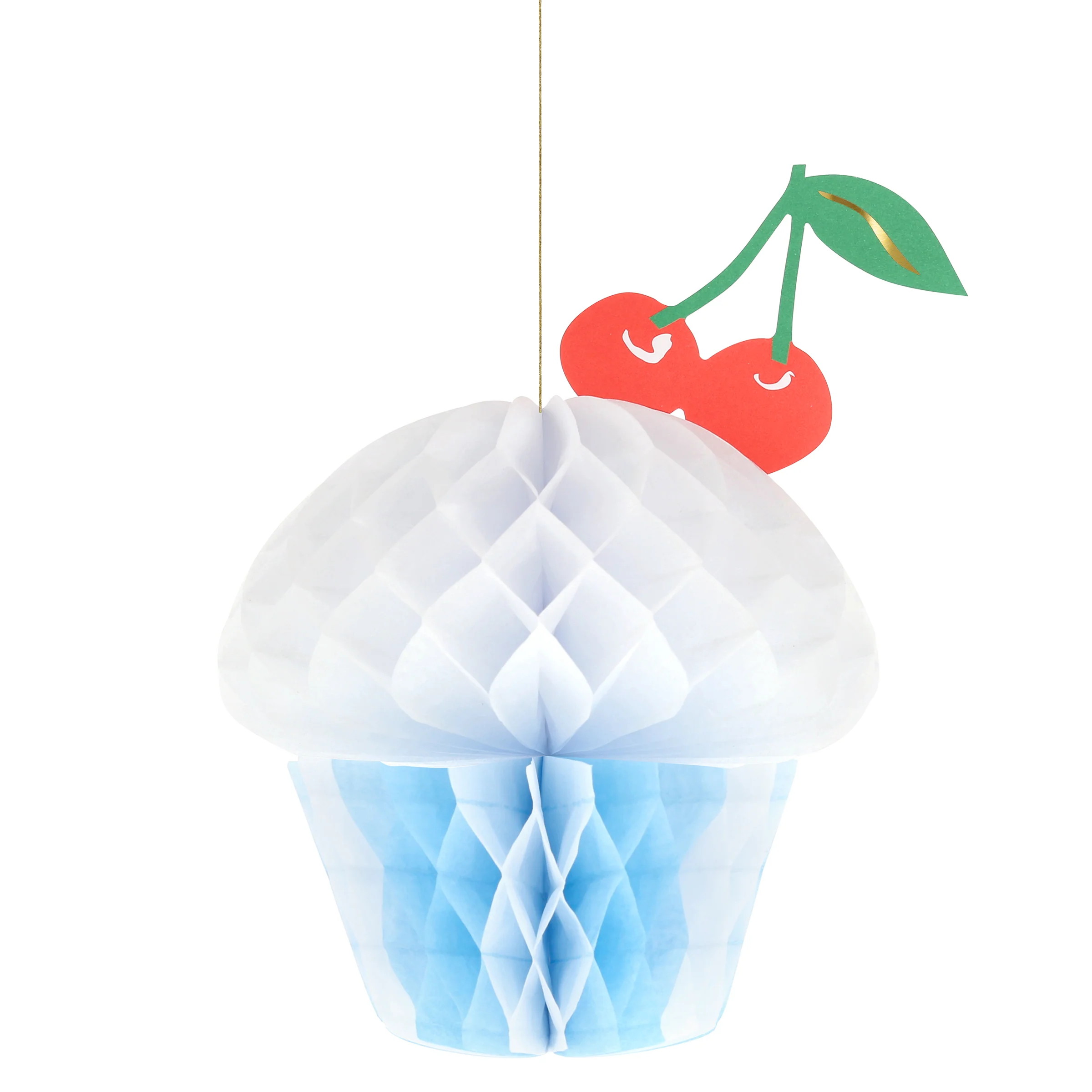 Honeycomb Cupcake Decorations (x 4) - Image 2