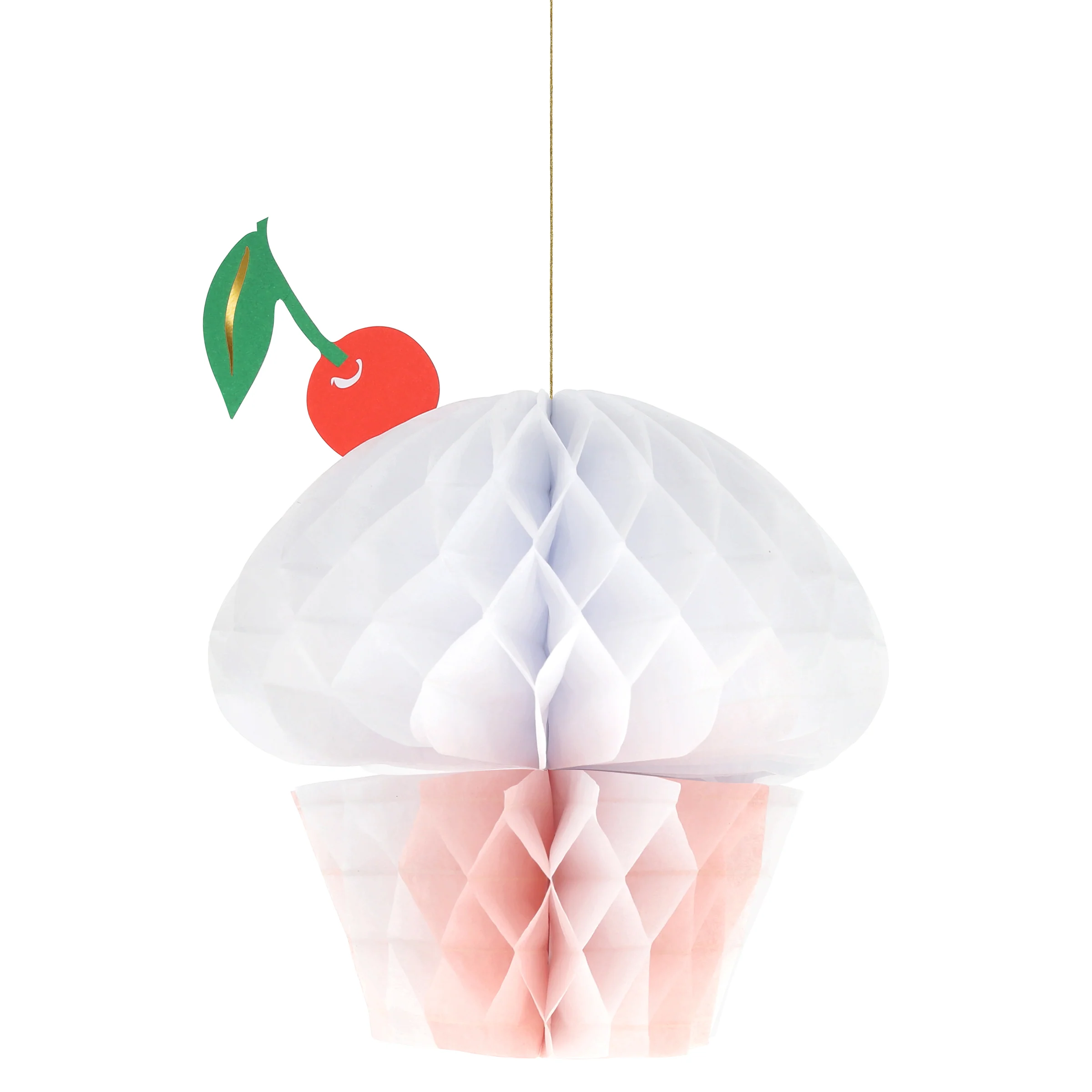 Honeycomb Cupcake Decorations (x 4) - Image 3