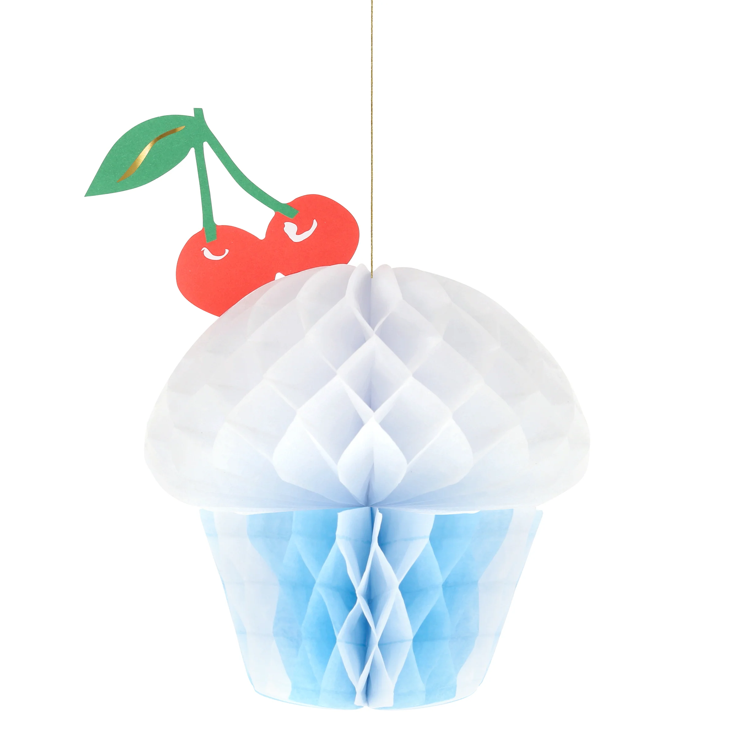 Honeycomb Cupcake Decorations (x 4) - Image 4