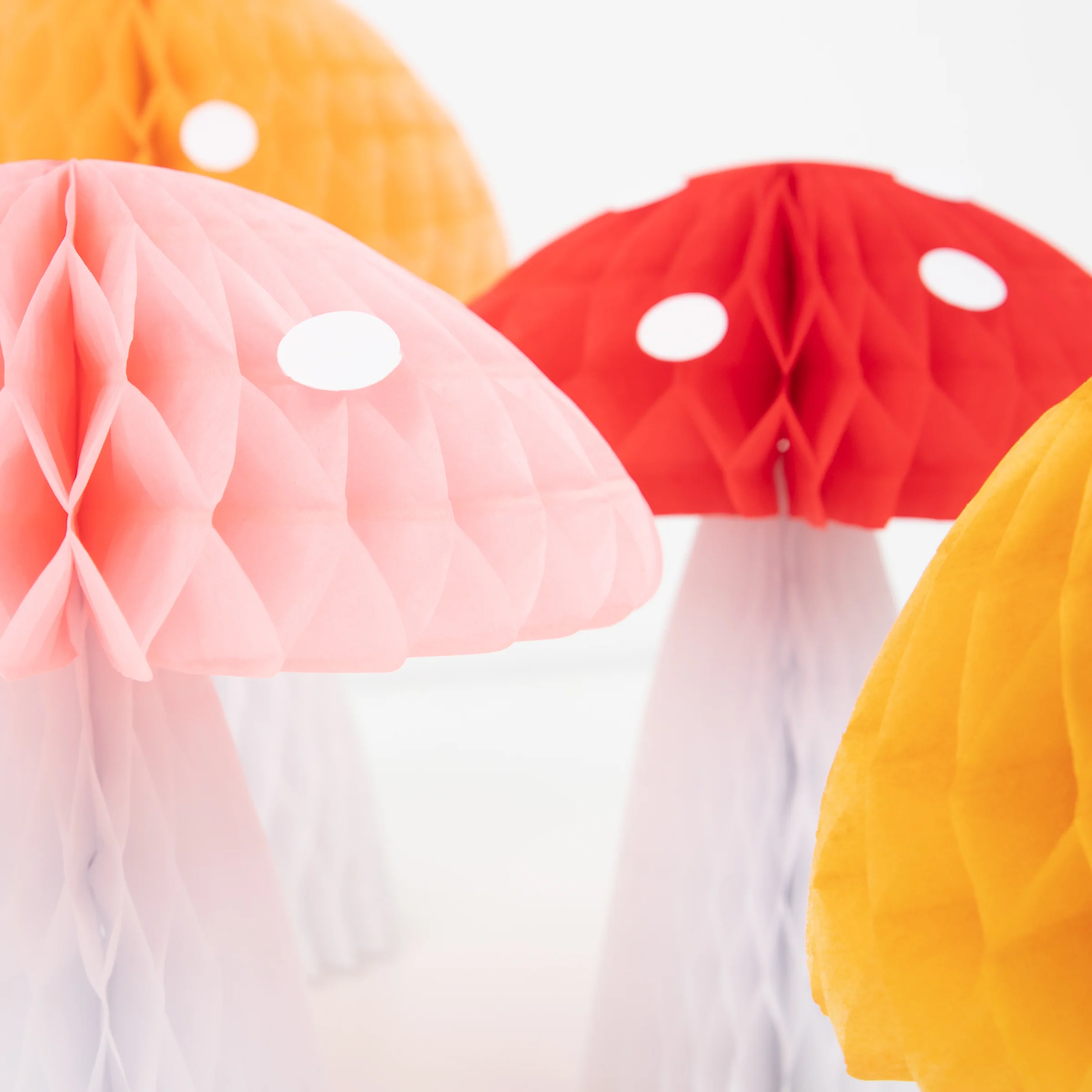 Honeycomb Mushroom Decorations (x 10) - Image 4