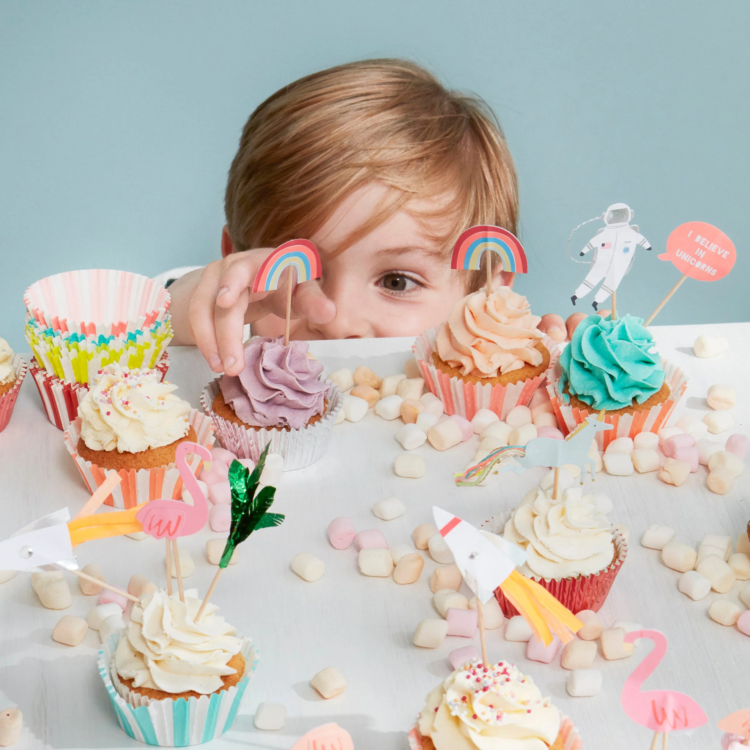 I Believe In Unicorns Cupcake Kit (x 24 toppers) - Image 7