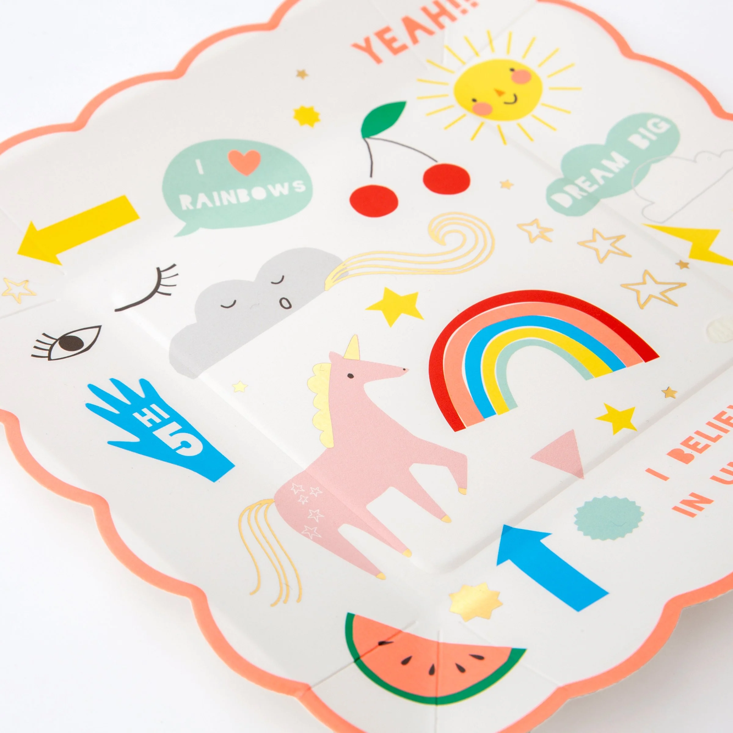 I Believe In Unicorns Small Plates (x 8) - Image 2