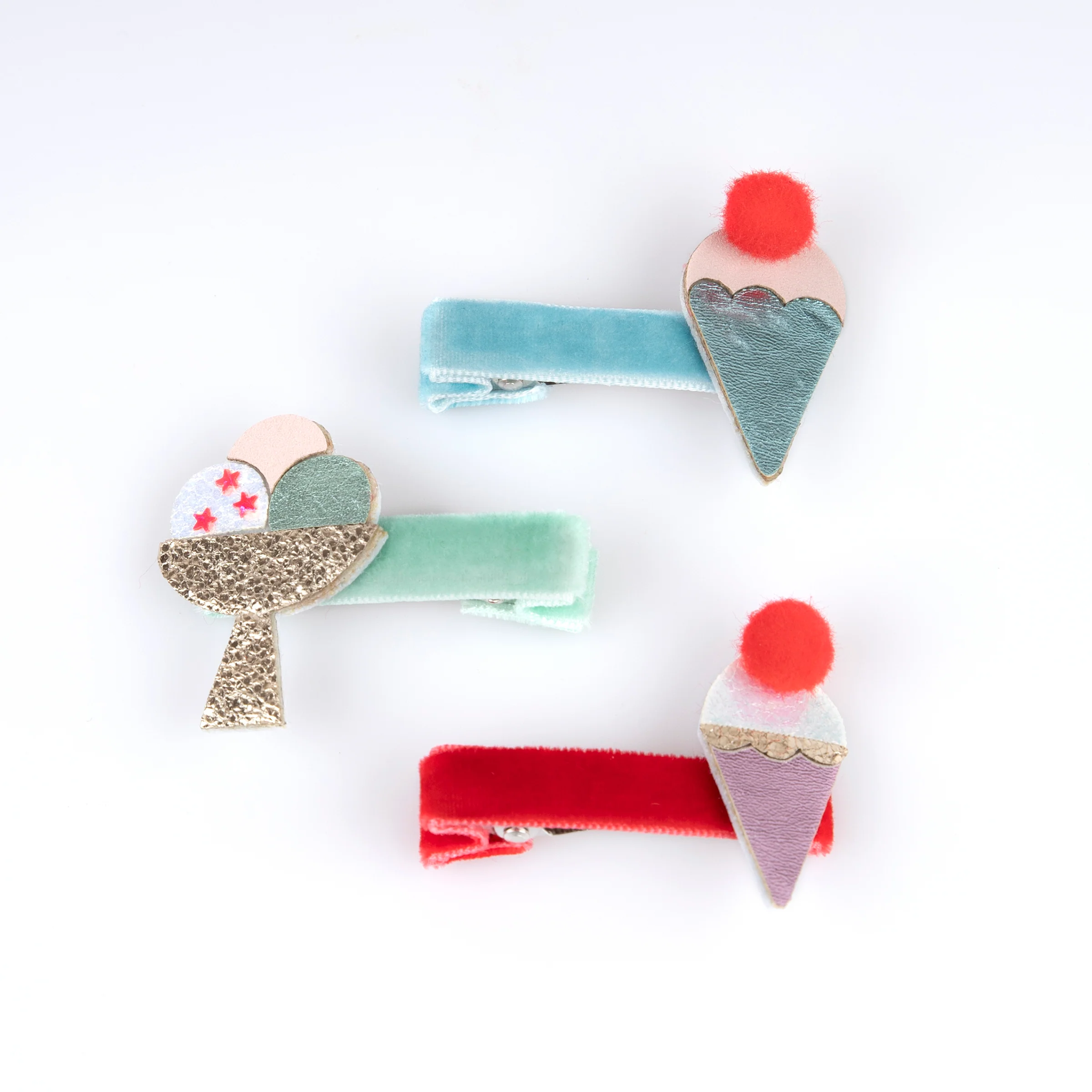 Ice Cream Hair Clips (x 6) - Image 5