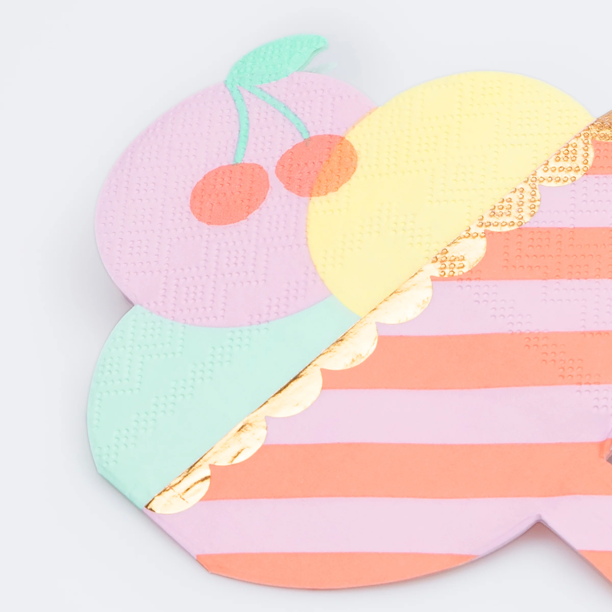 Ice Cream Sundae Napkins (x 16) - Image 3