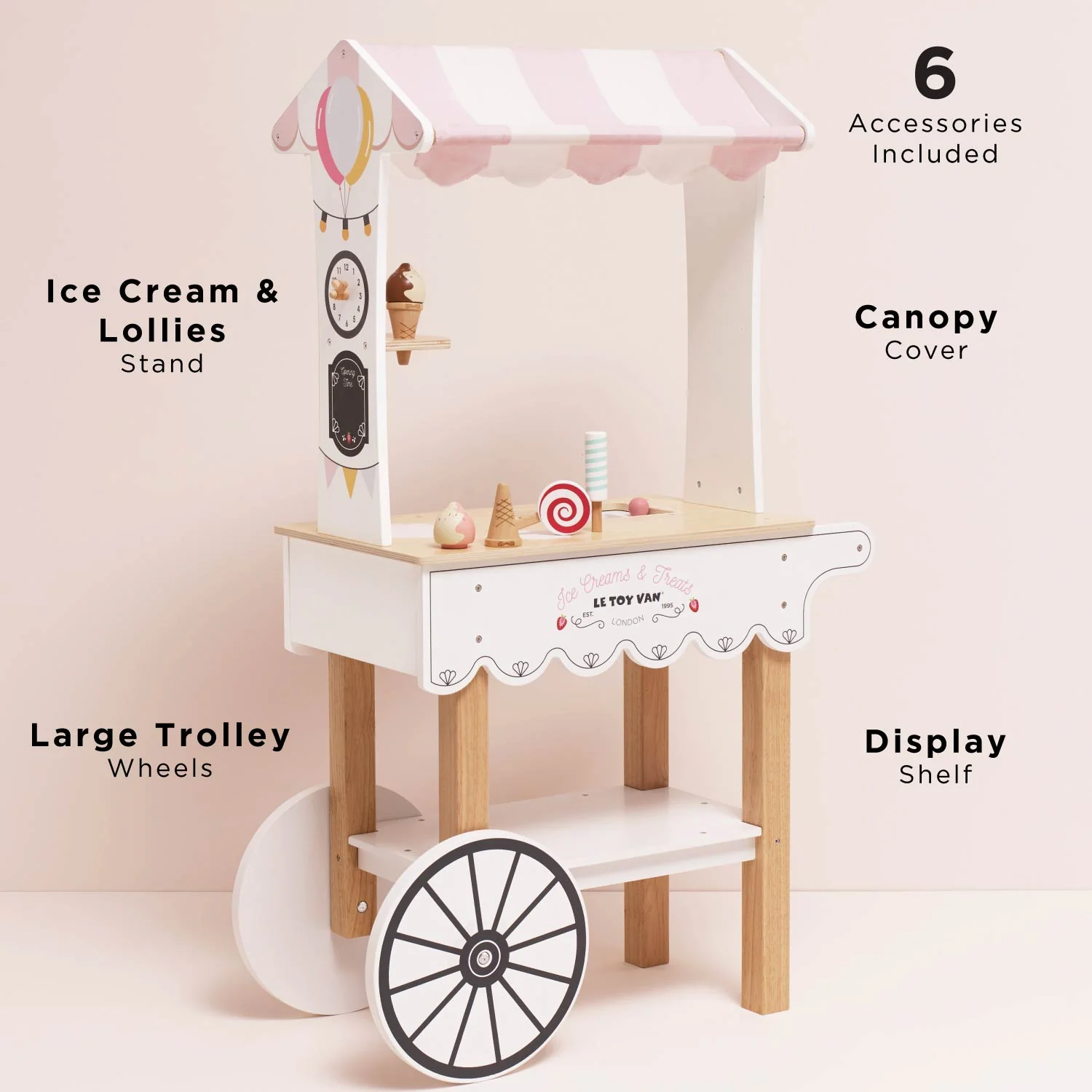 Ice Cream Trolley Market Stall - Image 2