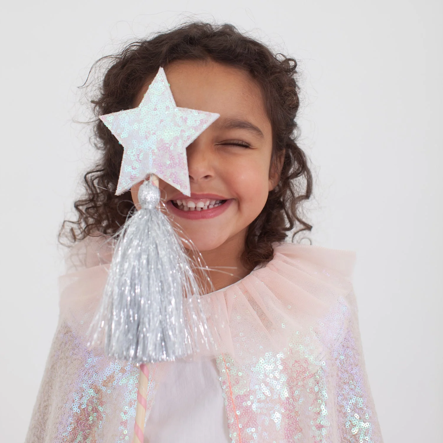 Iridescent Sequin Cape Costume - Image 2