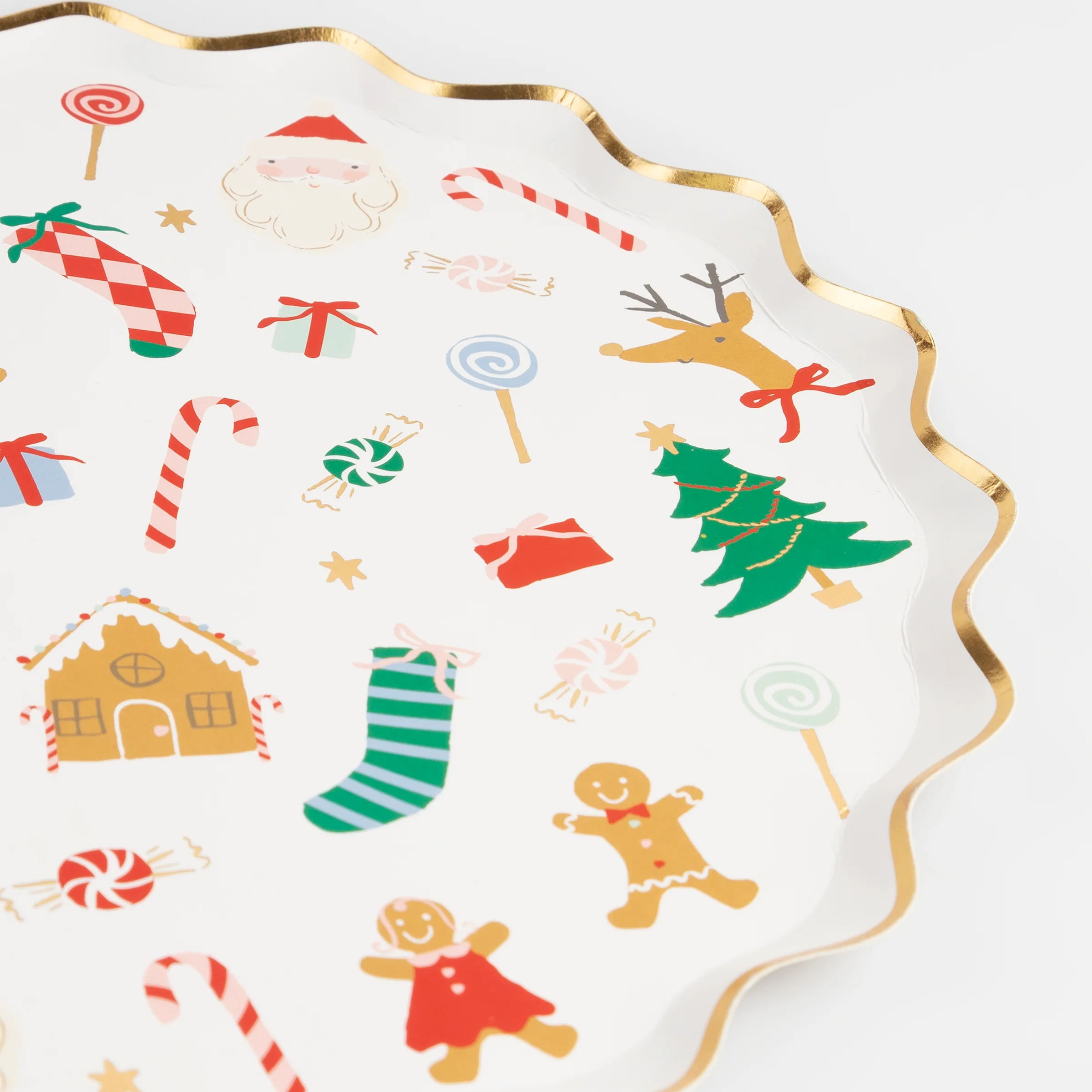 Jolly Christmas Dinner Plates (x 8) - Image 2