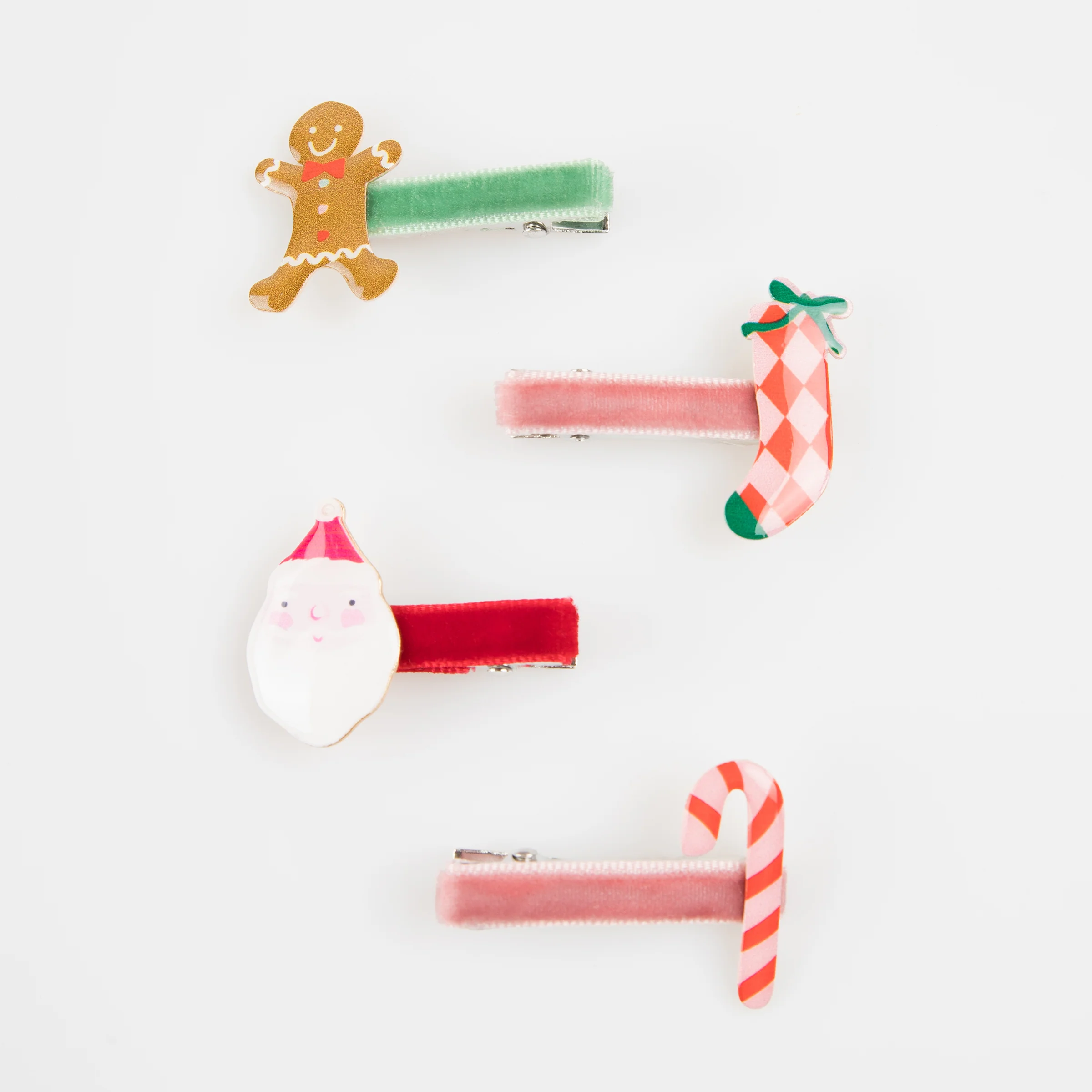 Jolly Christmas Hair Clips (x 8) - Image 4