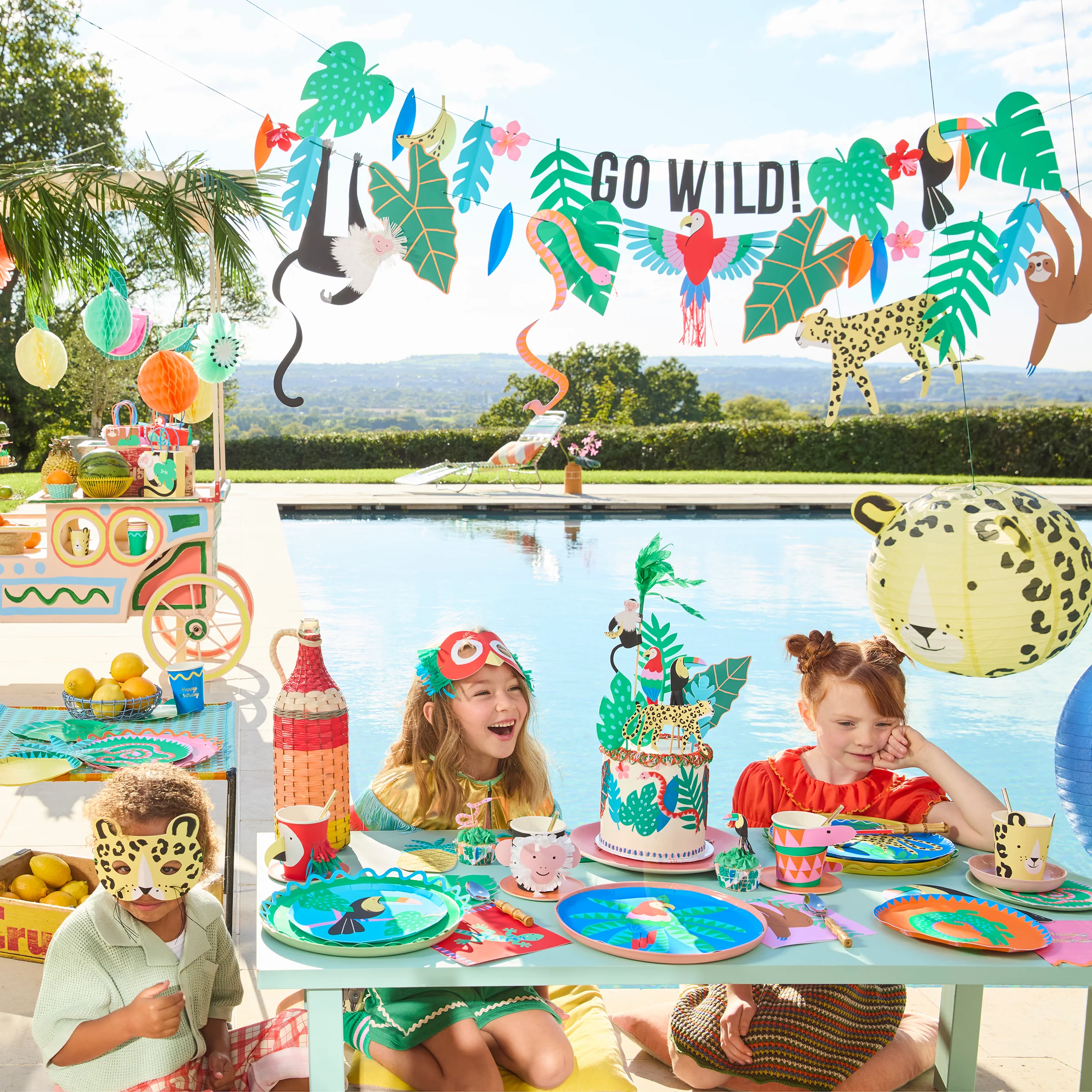 Jungle Jamboree Dinner Plates (x 8) - Image 2