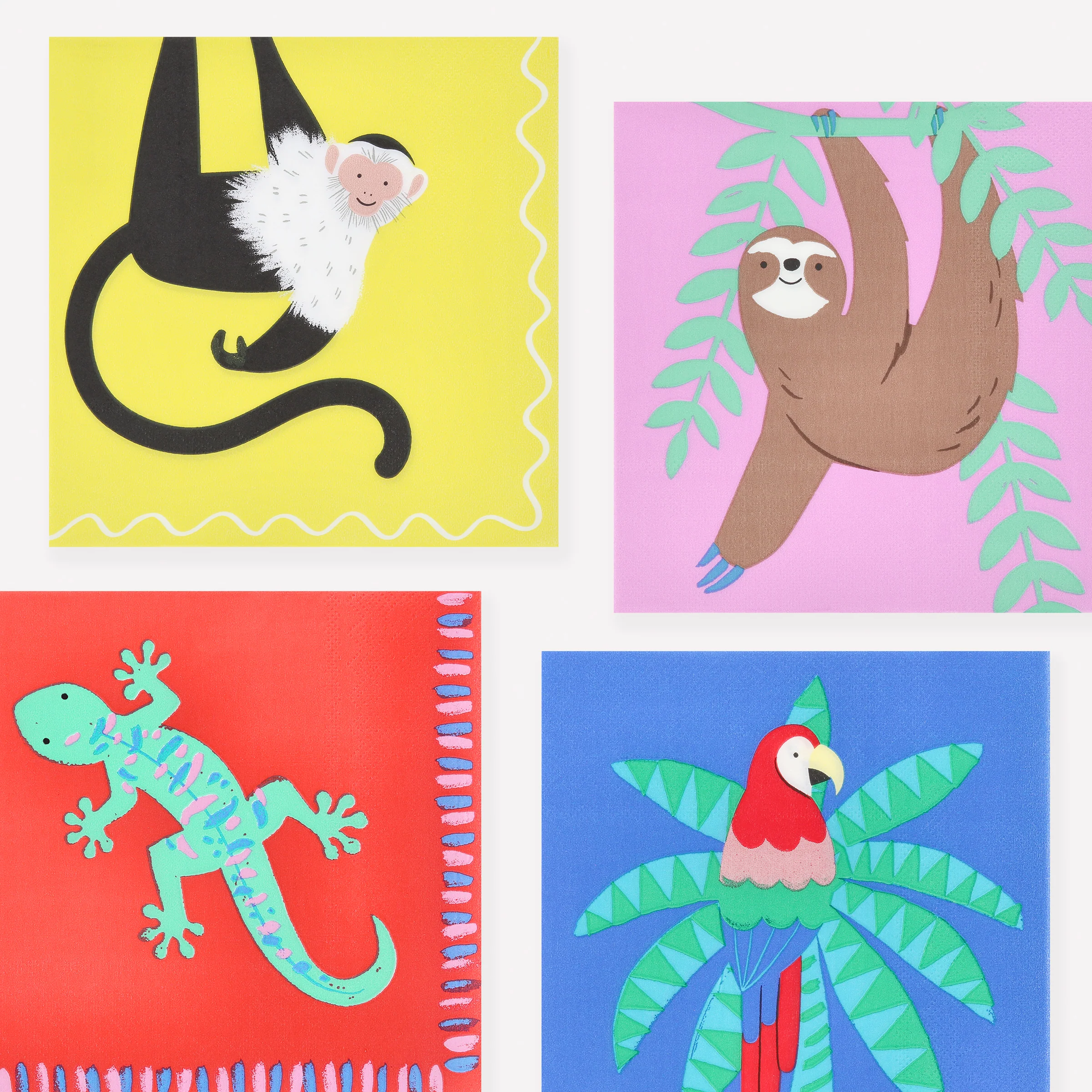 Jungle Jamboree Large Napkins (x 16)