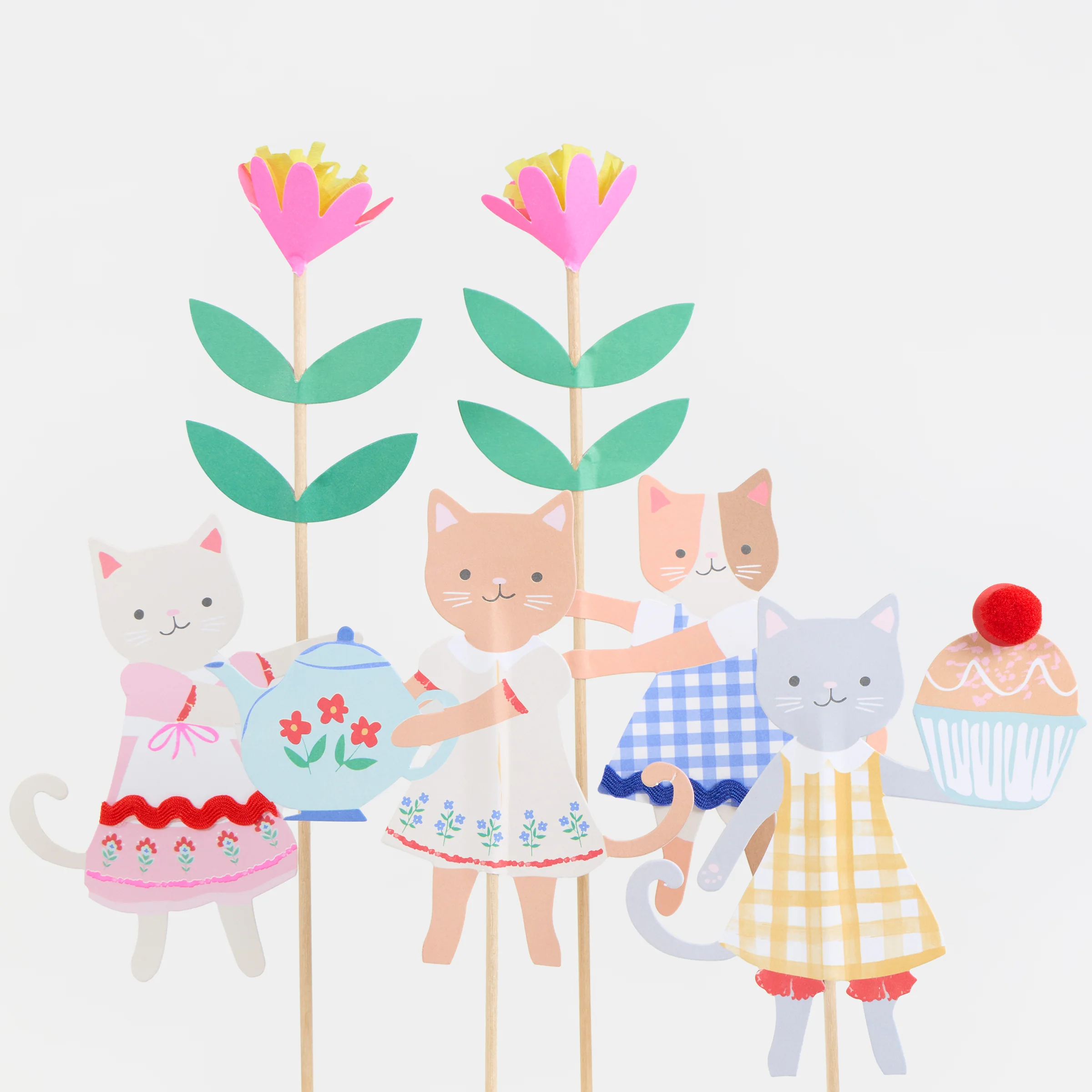 Kitten Club Cake Toppers (x 4)