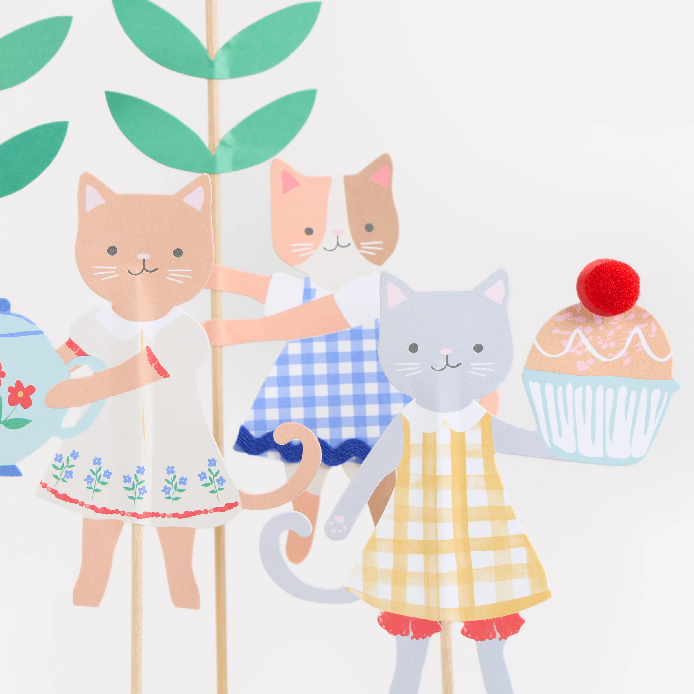 Kitten Club Cake Toppers (x 4) - Image 4
