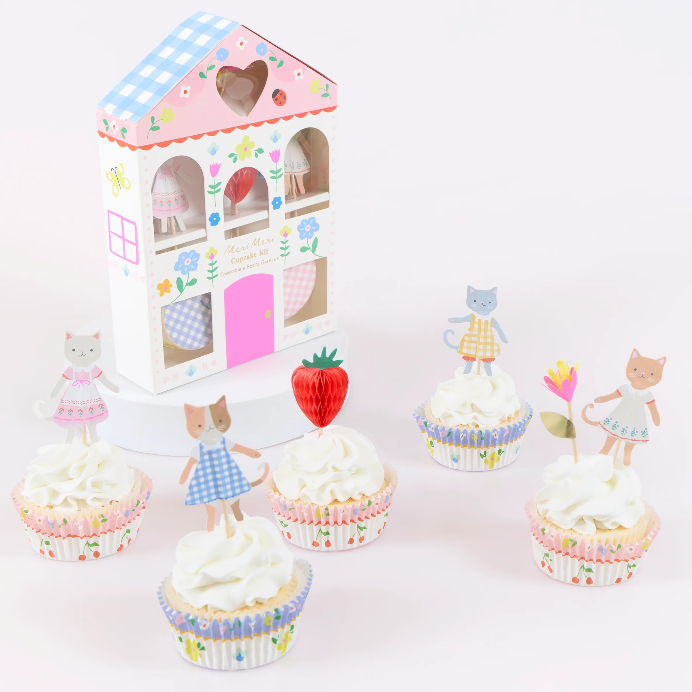 Kitten Club Cupcake Kit (x 24 toppers) - Image 3