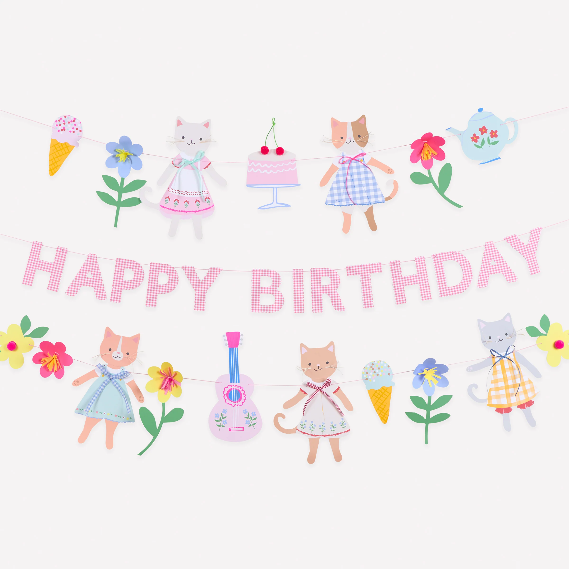 Kitten Club Garland Set
