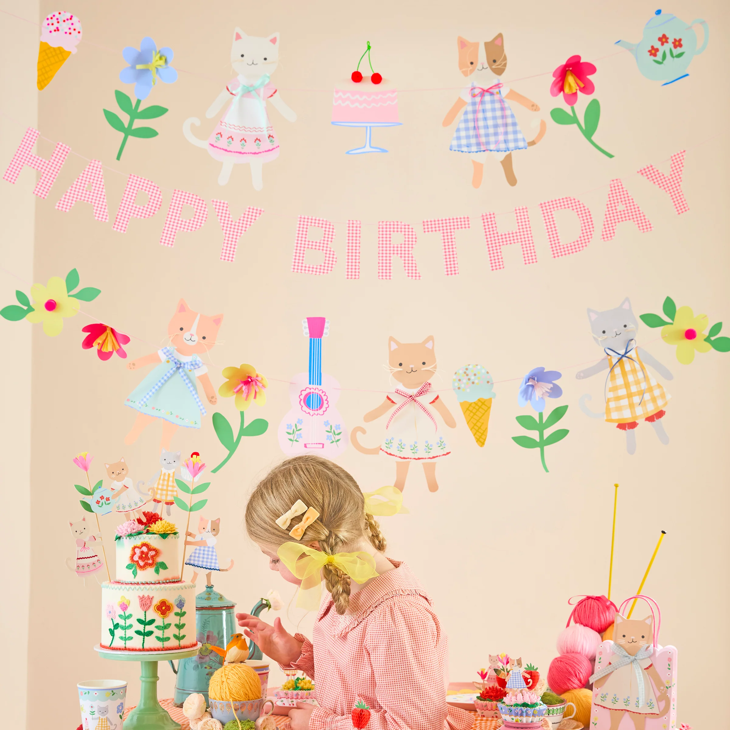 Kitten Club Garland Set - Image 2