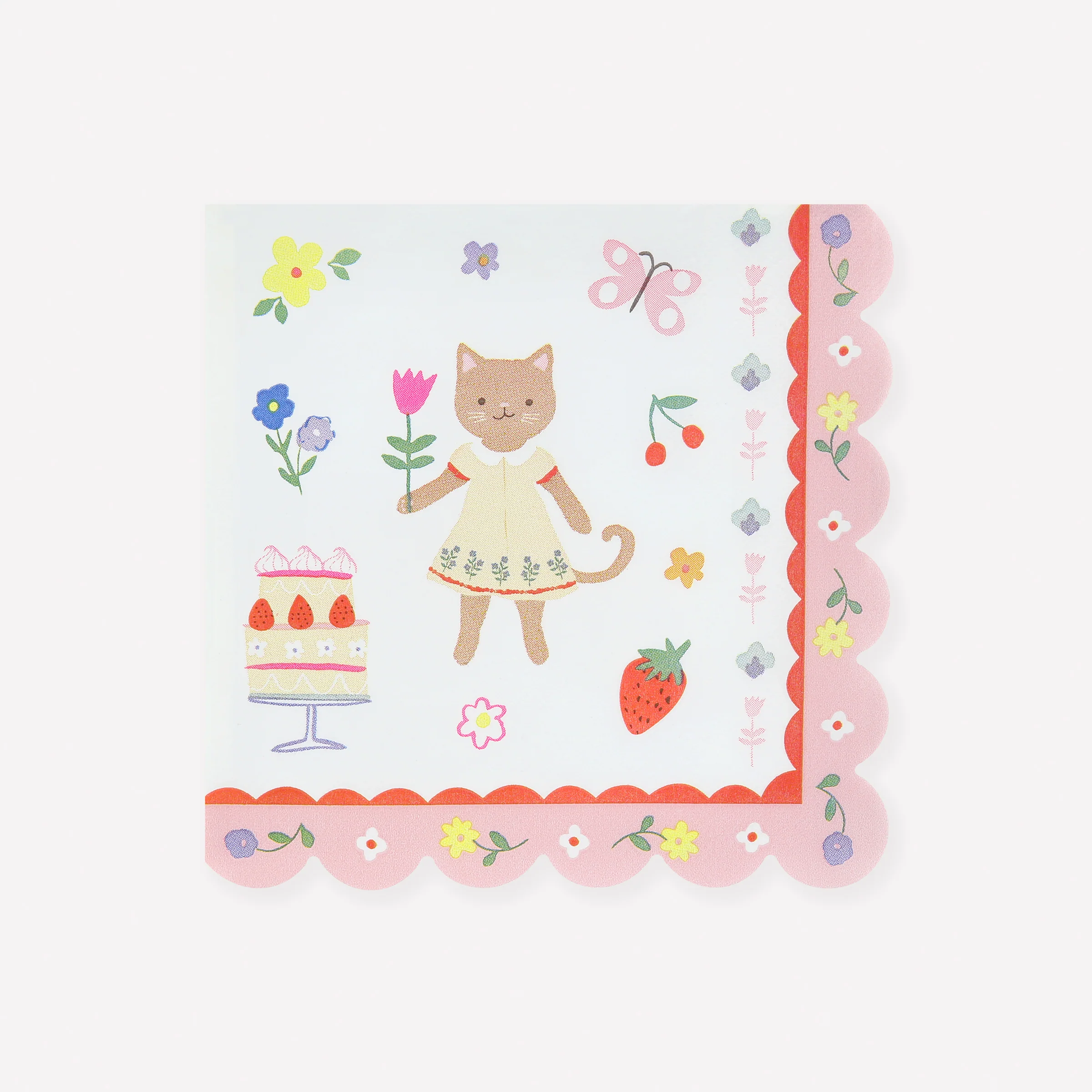 Kitten Club Large Napkins (x 16)