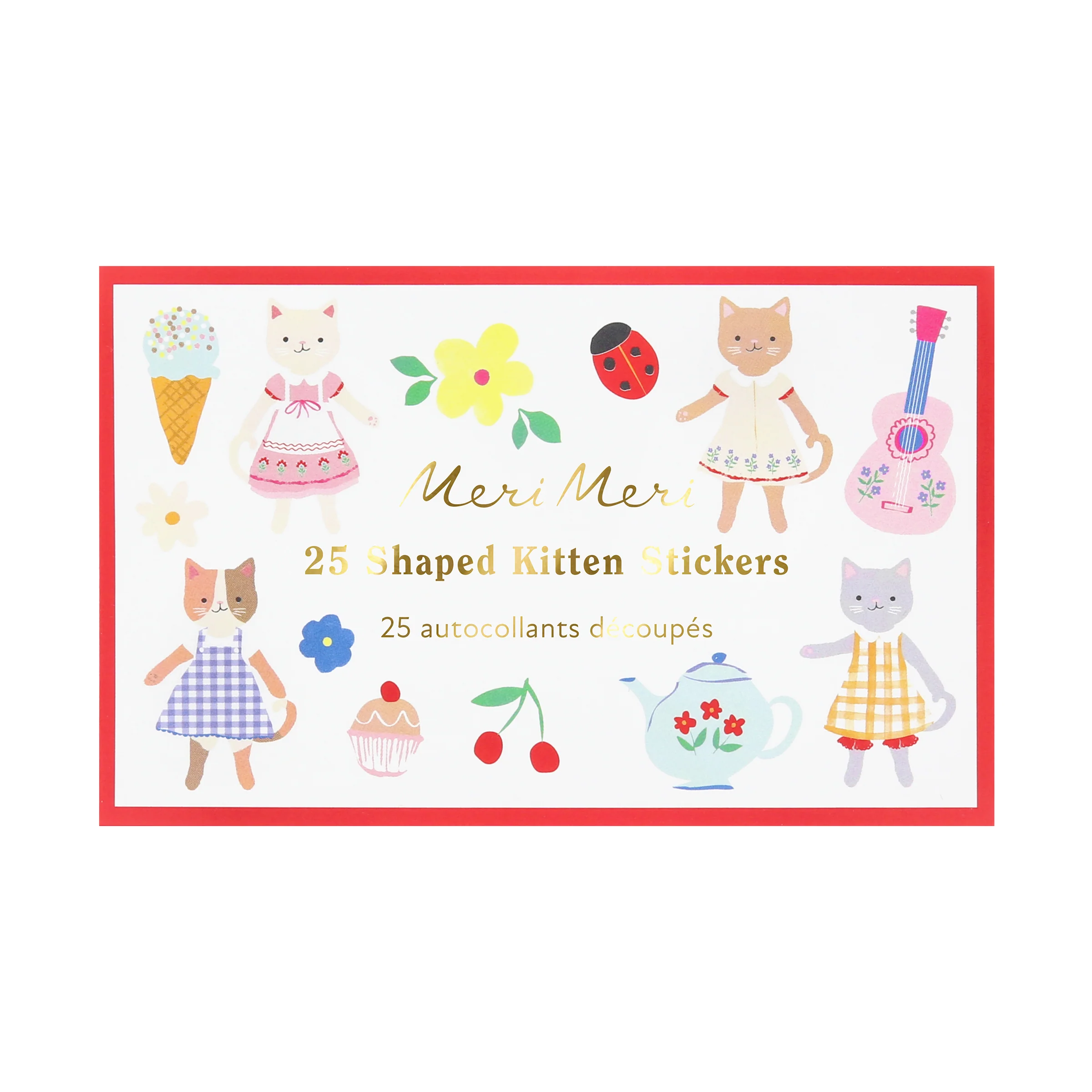 Kitten Club Shaped Stickers (x 25 stickers) - Image 3
