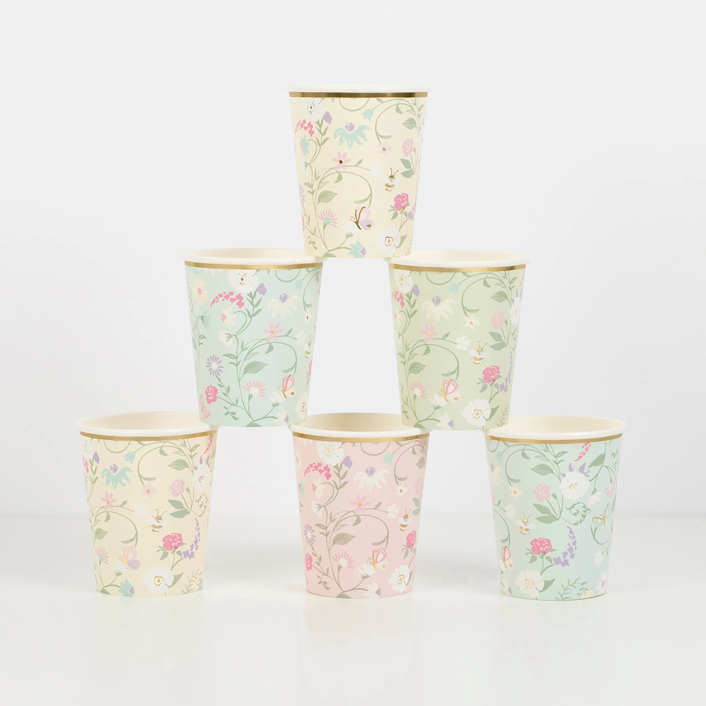 Meri Meri x Ladurée Paris Floral Cups (x 8)