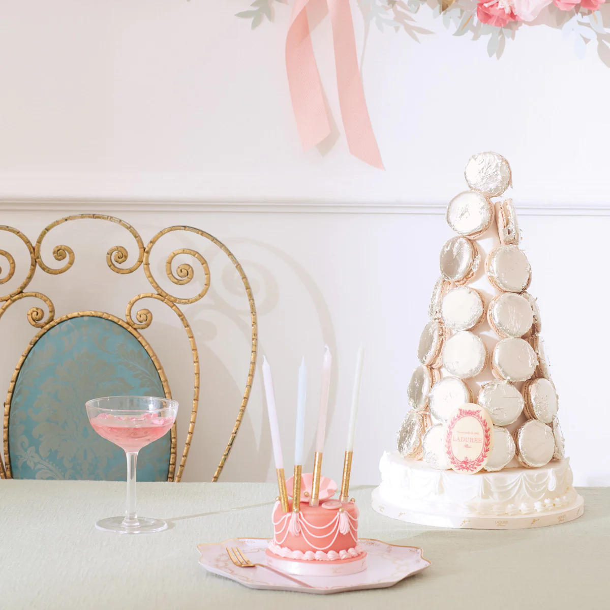 Meri Meri x Ladurée Paris Gold Dipped Candles (x 16) - Image 2