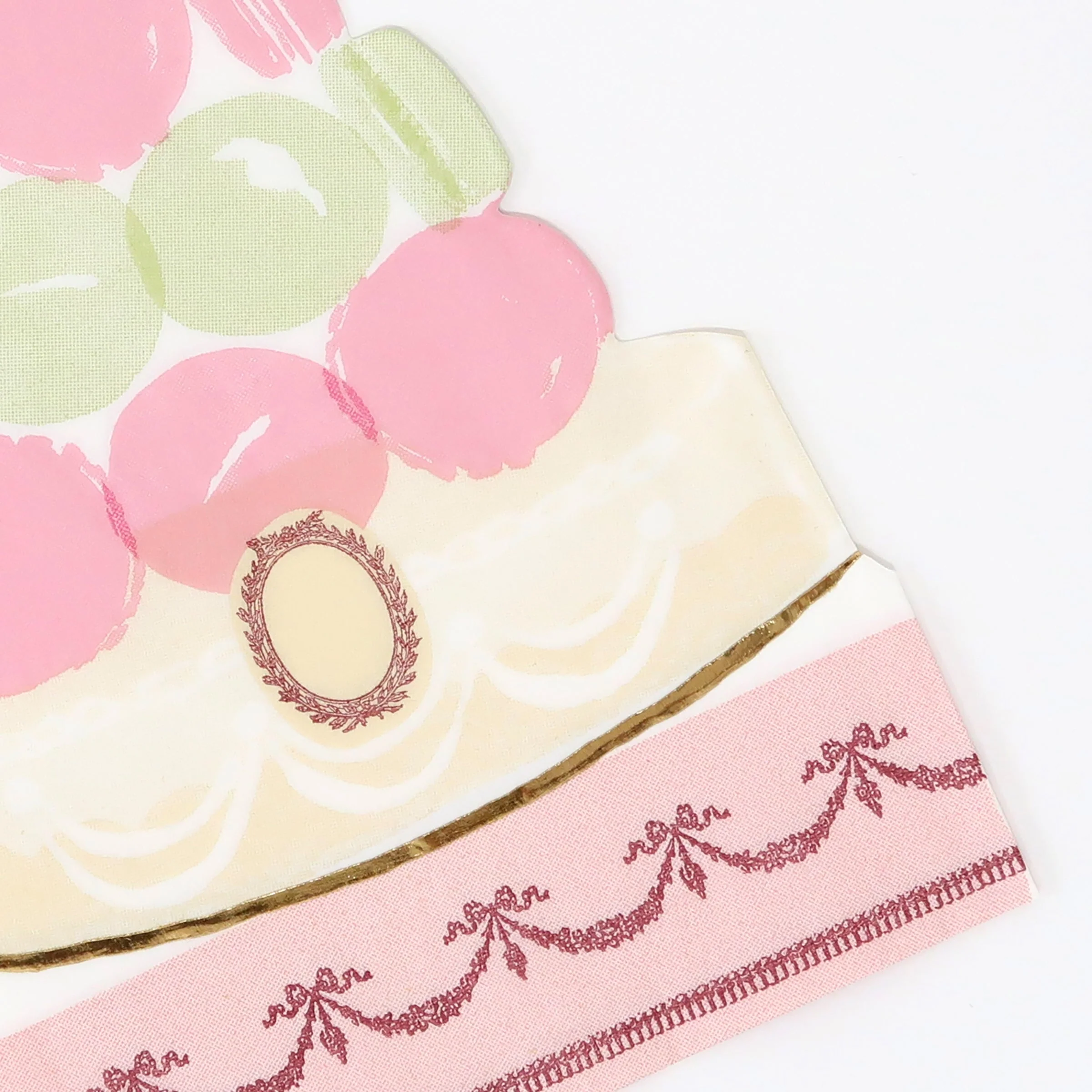 Meri Meri x Ladurée Paris Macaron Pyramid Napkins (x 16) - Image 4