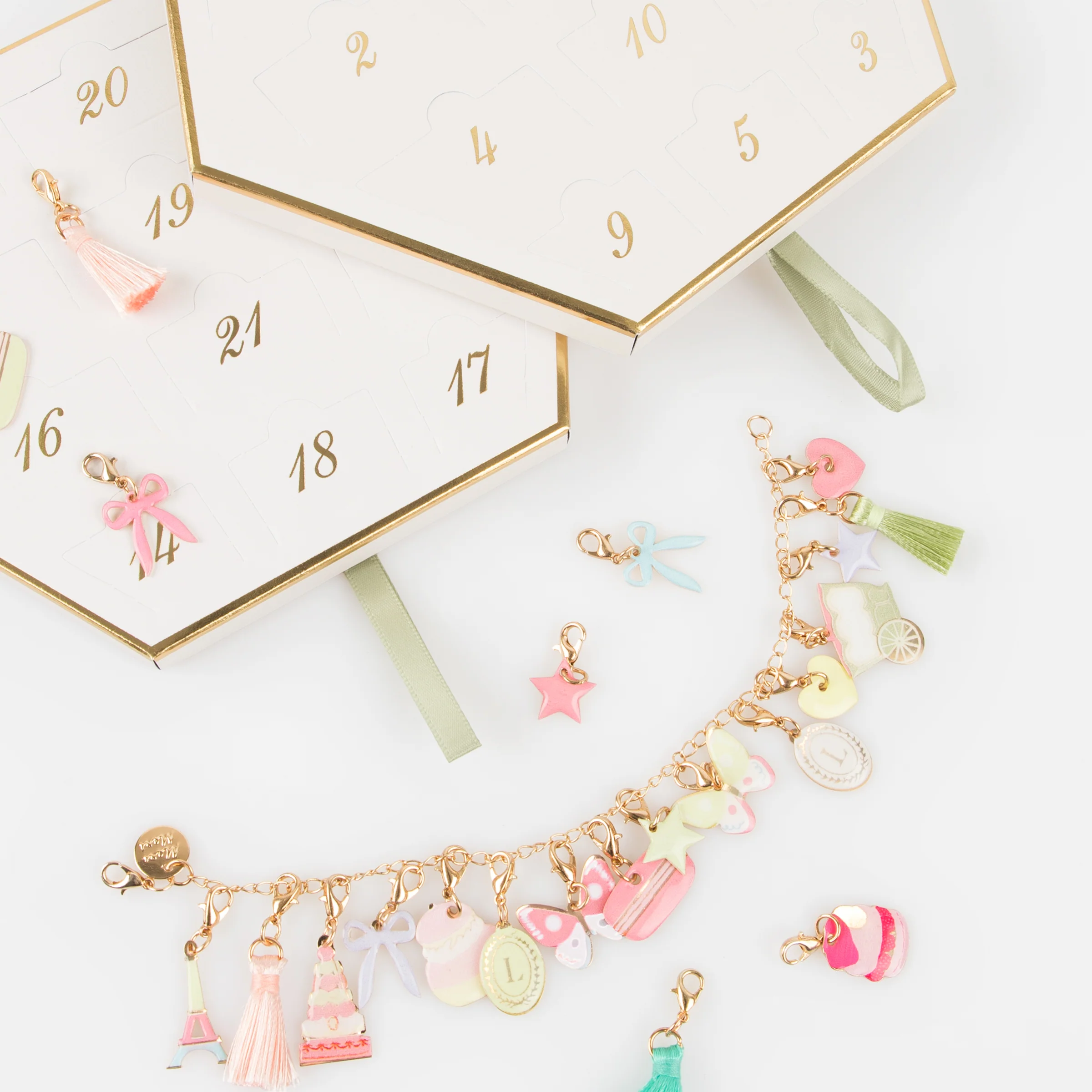 Meri Meri x Ladurée Charm Bracelet Advent Calendar - Image 7