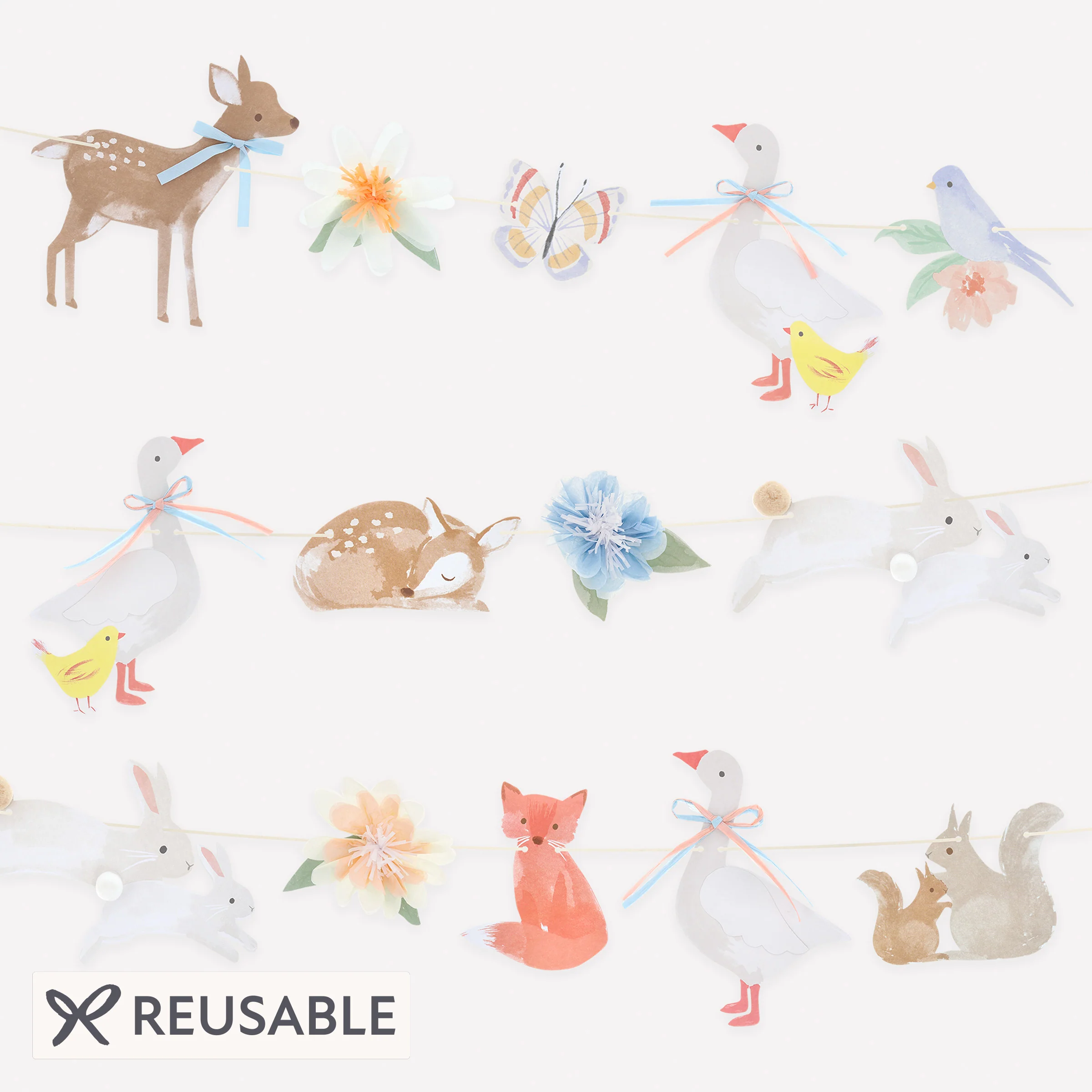 Little Animals Garland Set