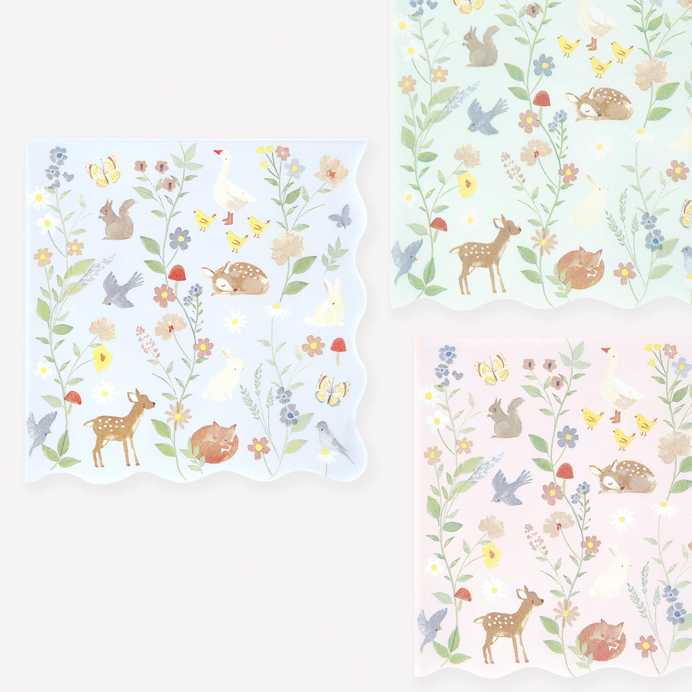 Little Animals Large Napkins (x 16)