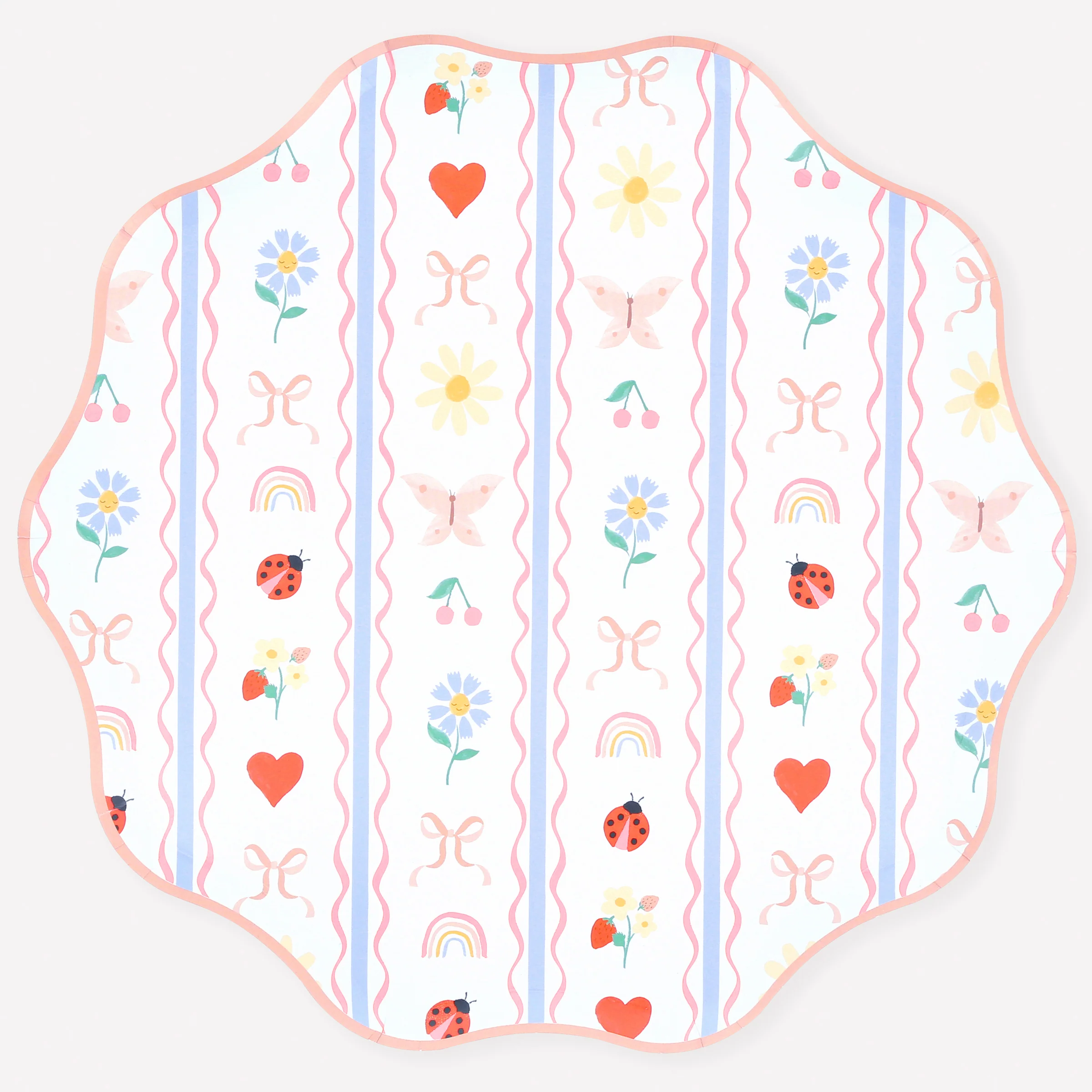 Little Garden Dinner Plates (x 8)