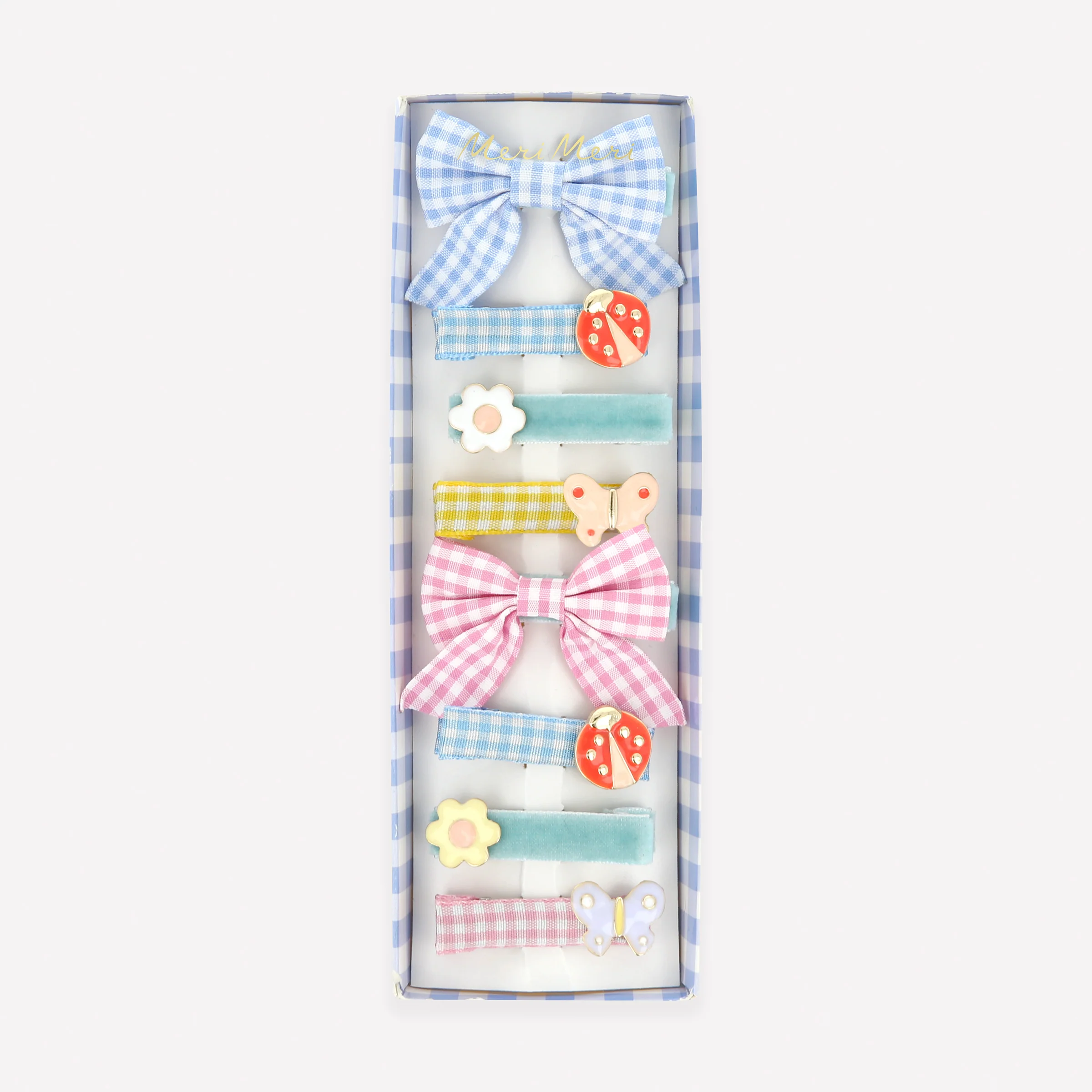 Little Garden Hair Clips (x 8)