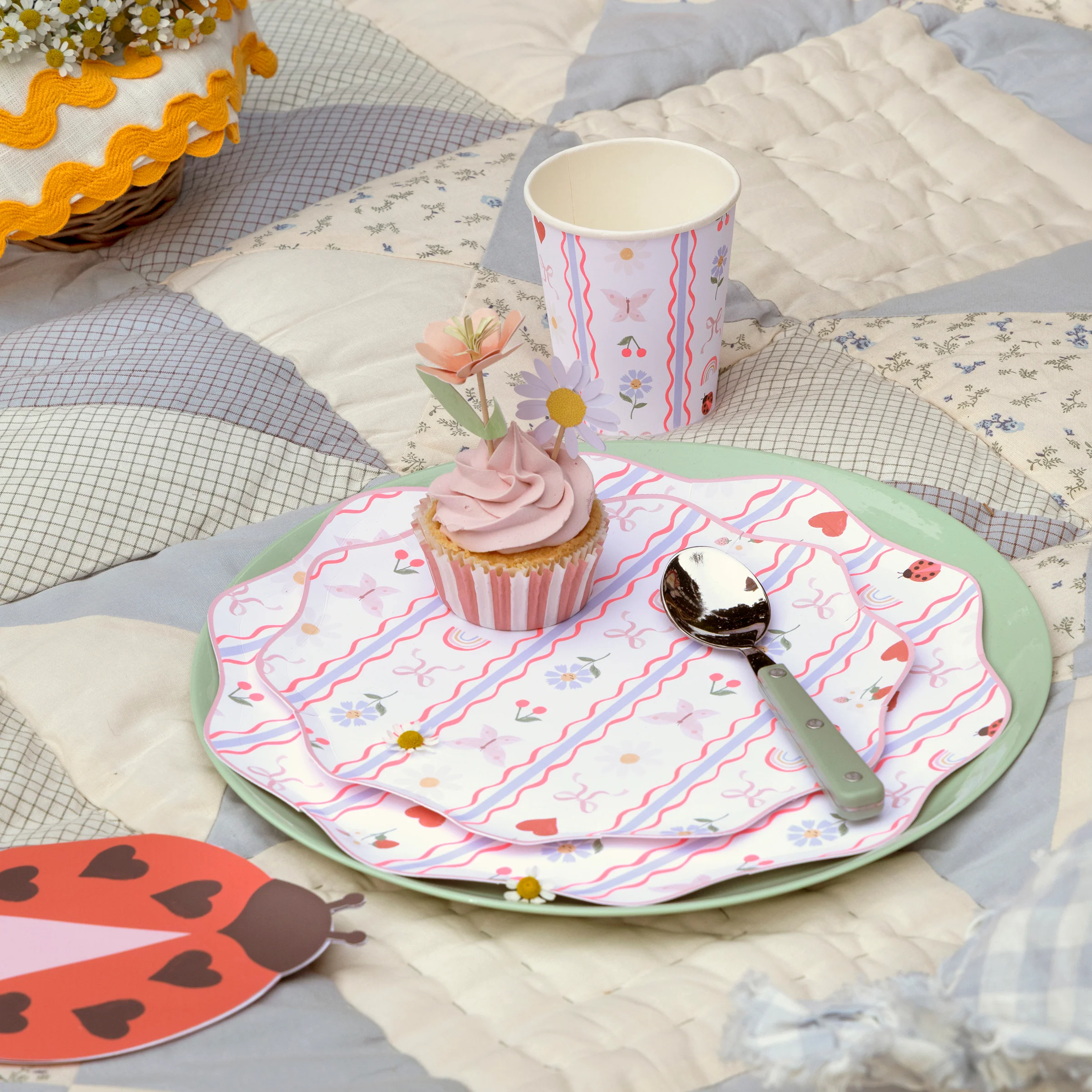 Little Garden Side Plates (x 8) - Image 2