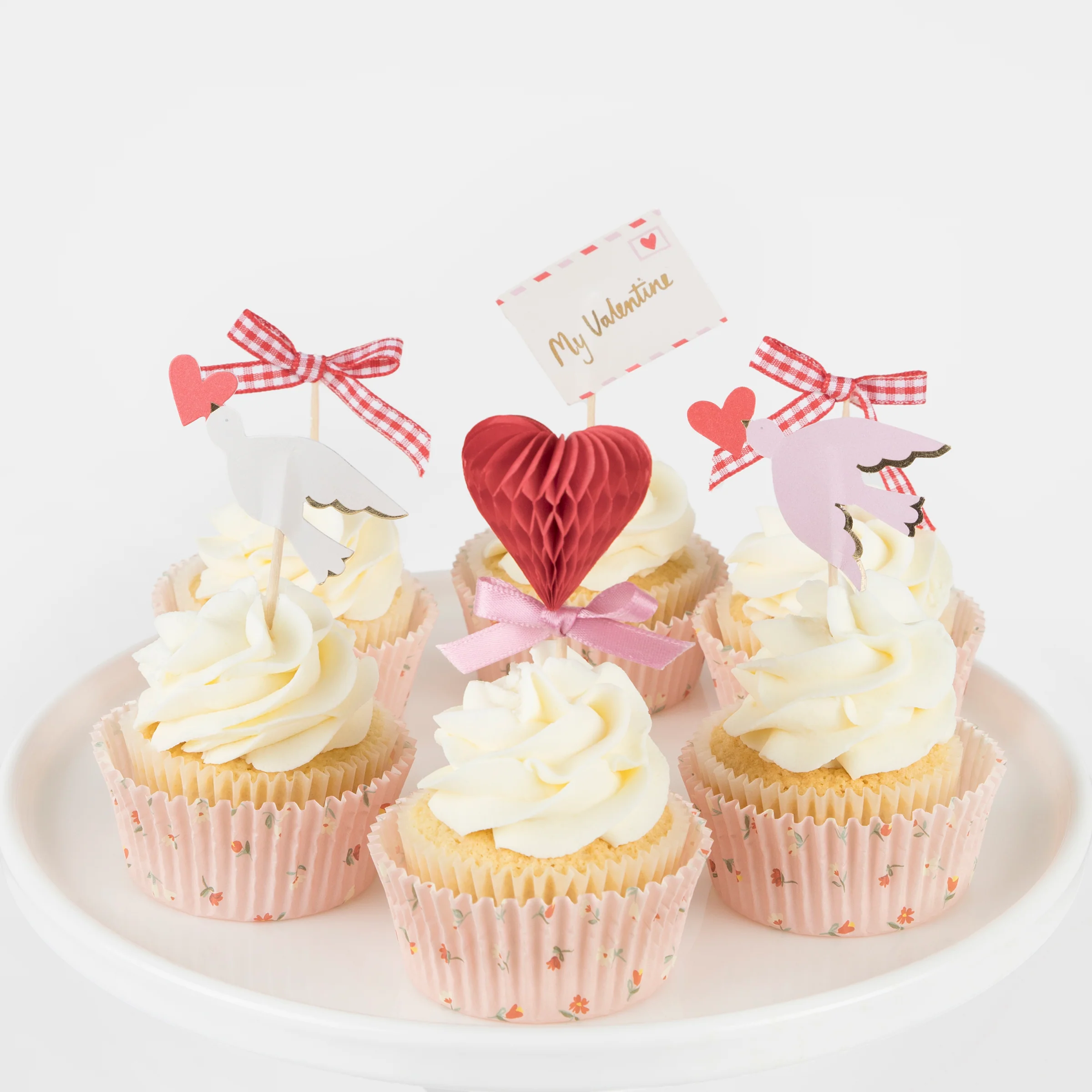Lovebird Cupcake Kit (x 24 toppers) - Image 4