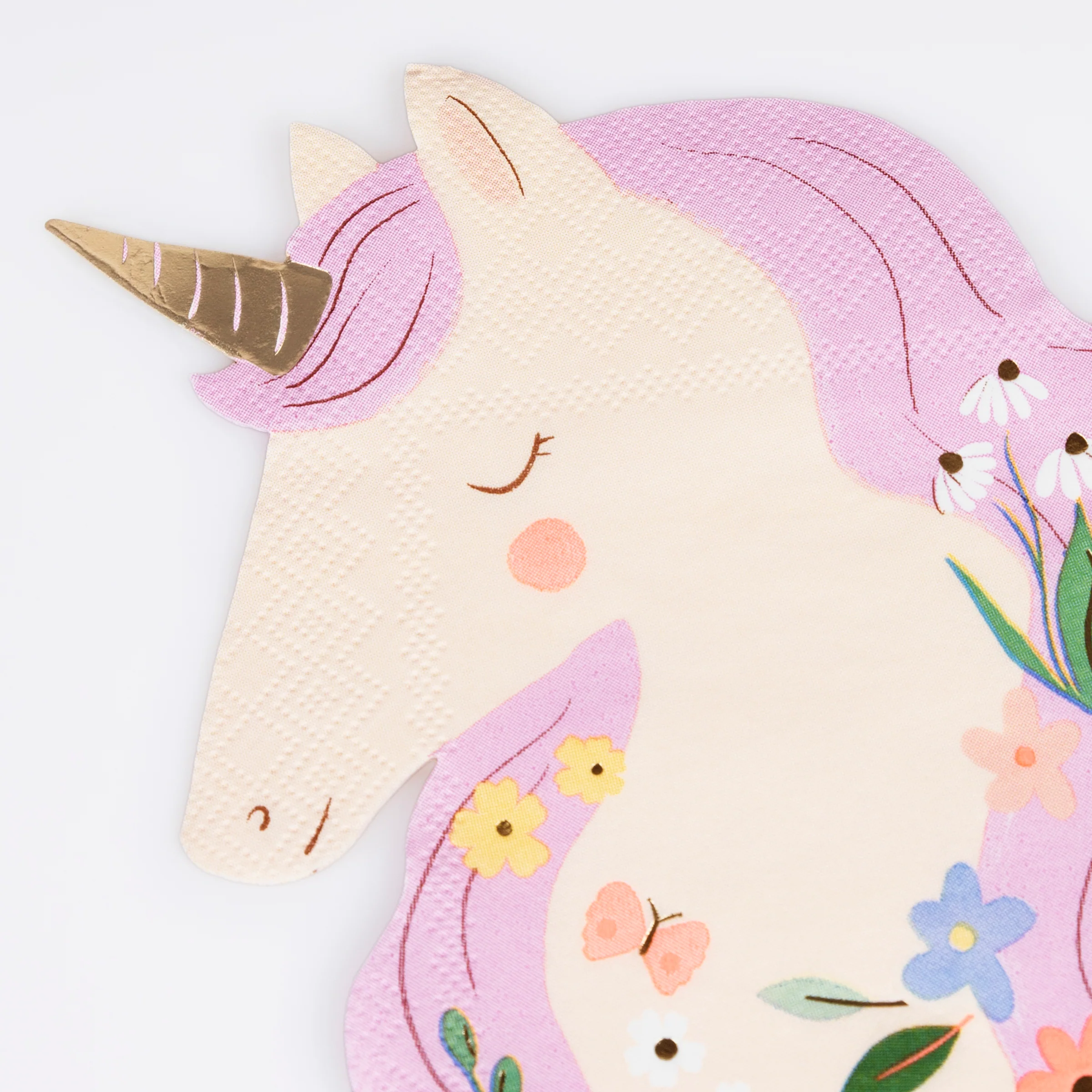 Meadow Unicorns Shaped Napkins (x 16) - Image 2
