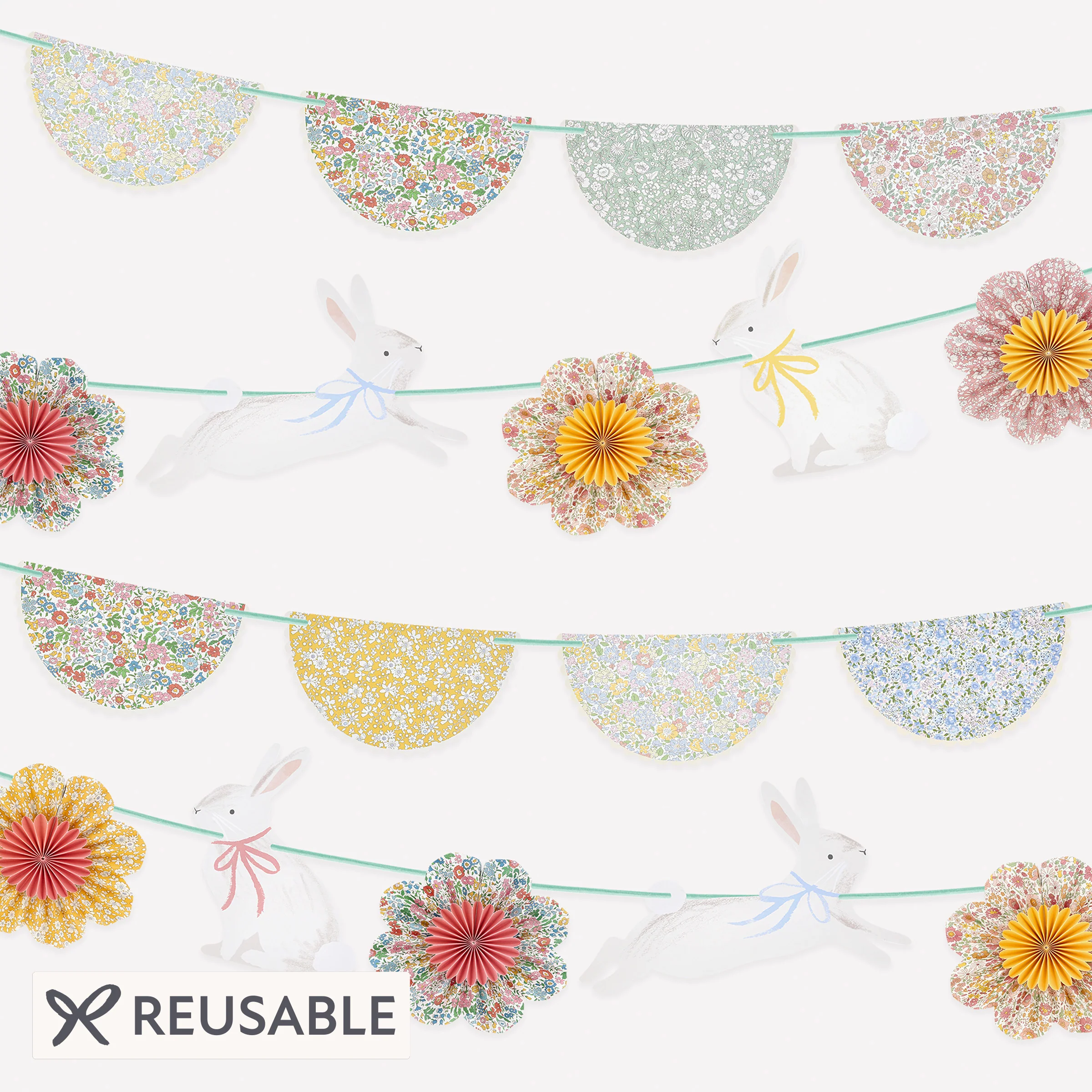 Meri Meri x Liberty Bunny Garland Set