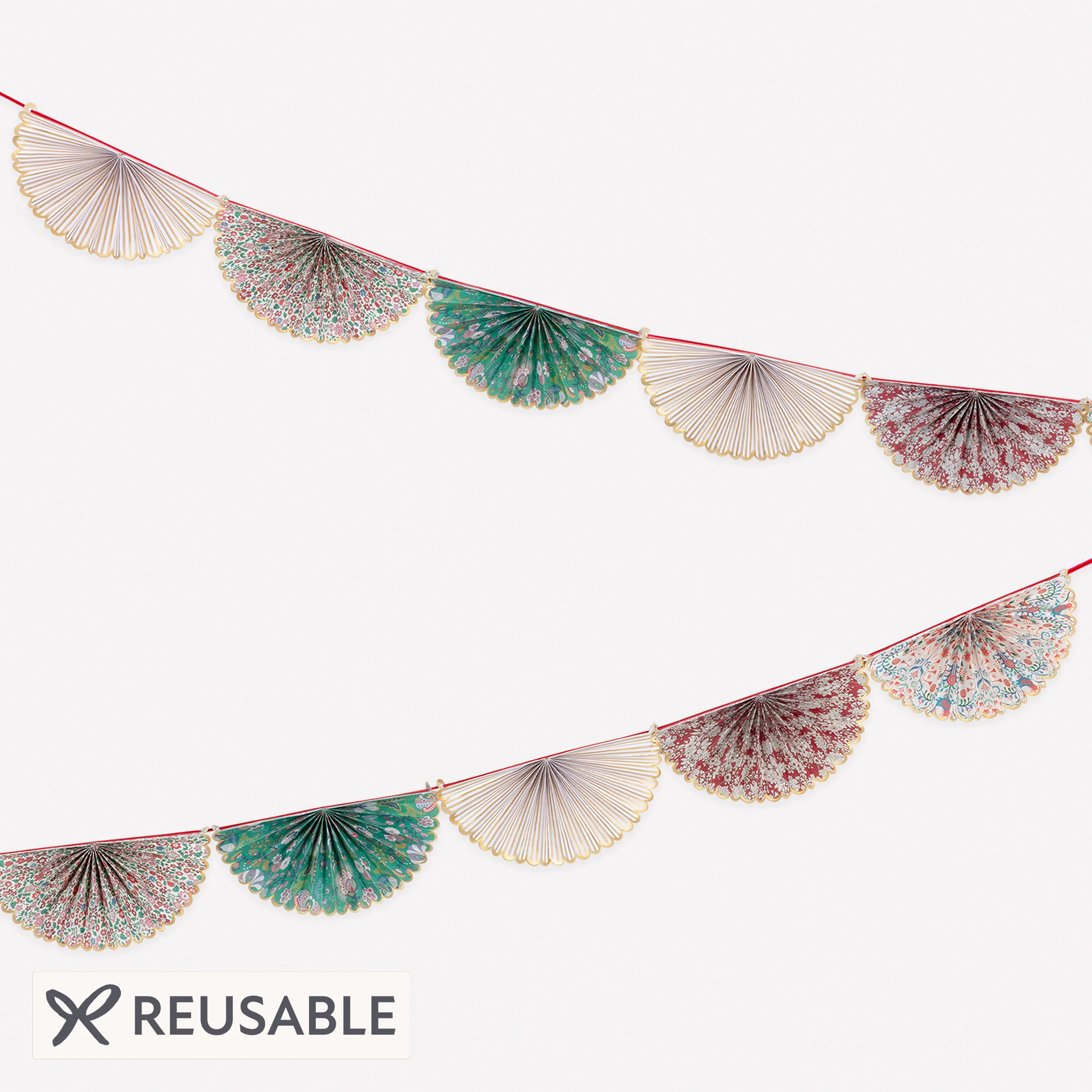 Meri Meri x Liberty Fan Garland