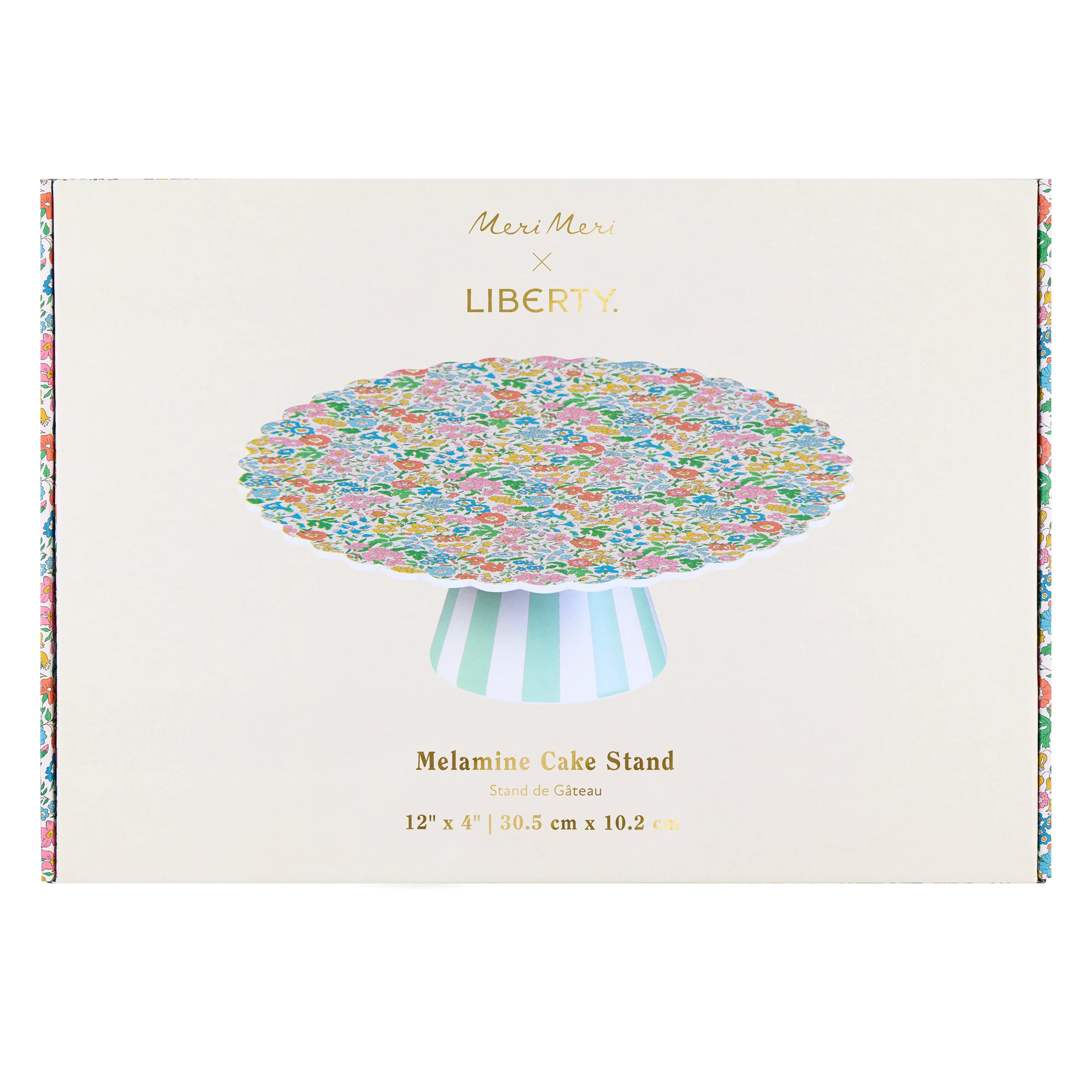 Meri Meri x Liberty Garden Party Reusable Cake Stand - Image 3