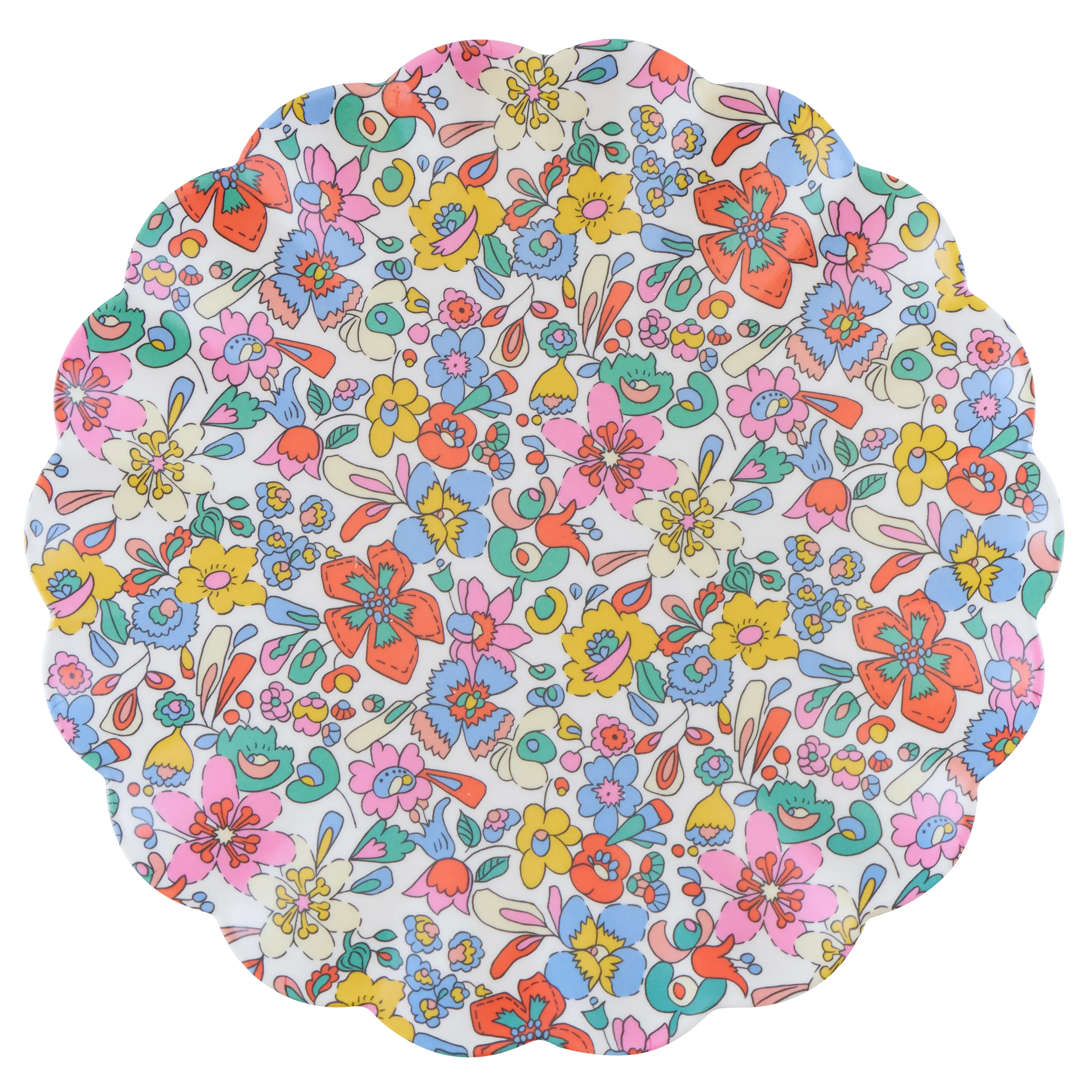 Meri Meri x Liberty Garden Party Reusable Large Plates (x 6) - Image 4