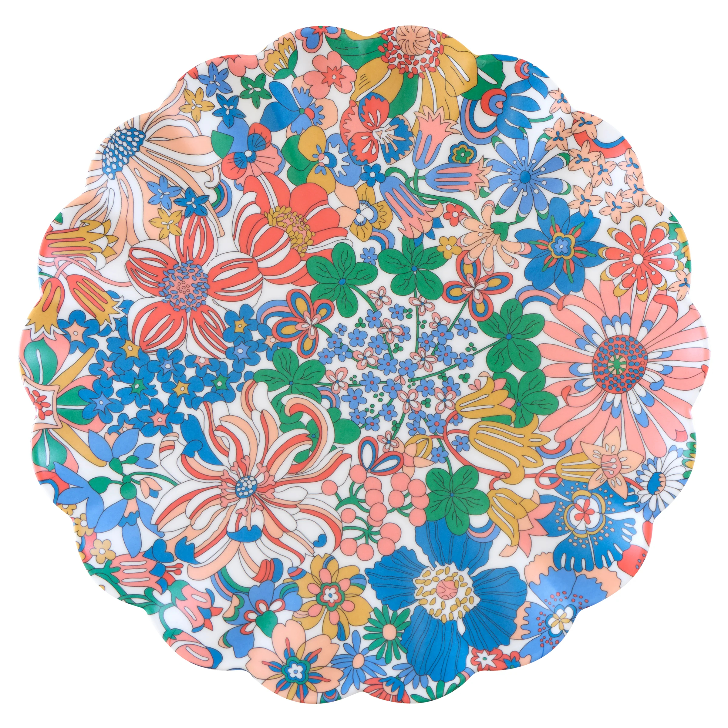 Meri Meri x Liberty Garden Party Reusable Large Plates (x 6) - Image 8